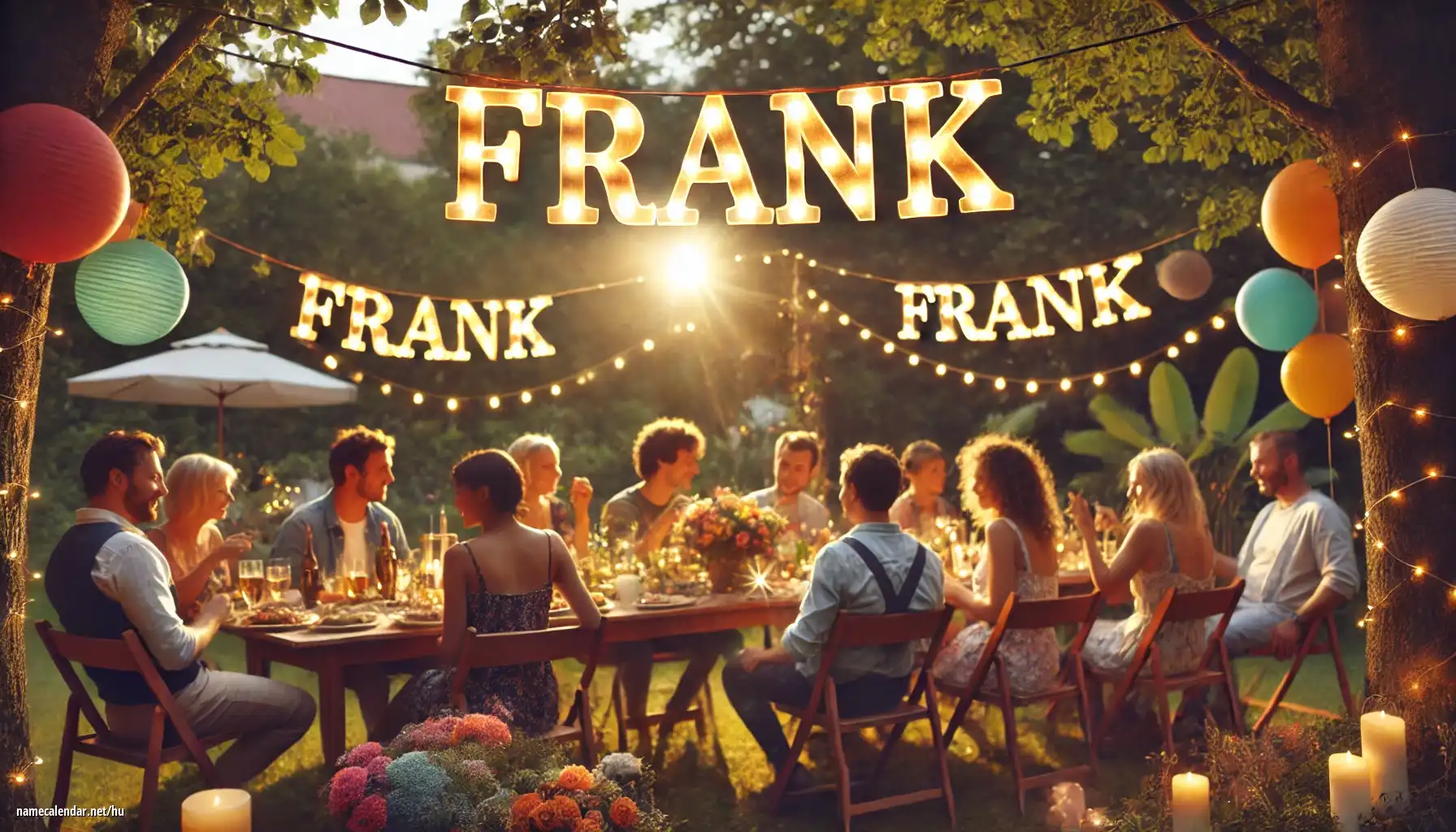 Névnap és név megünneplése - Frank