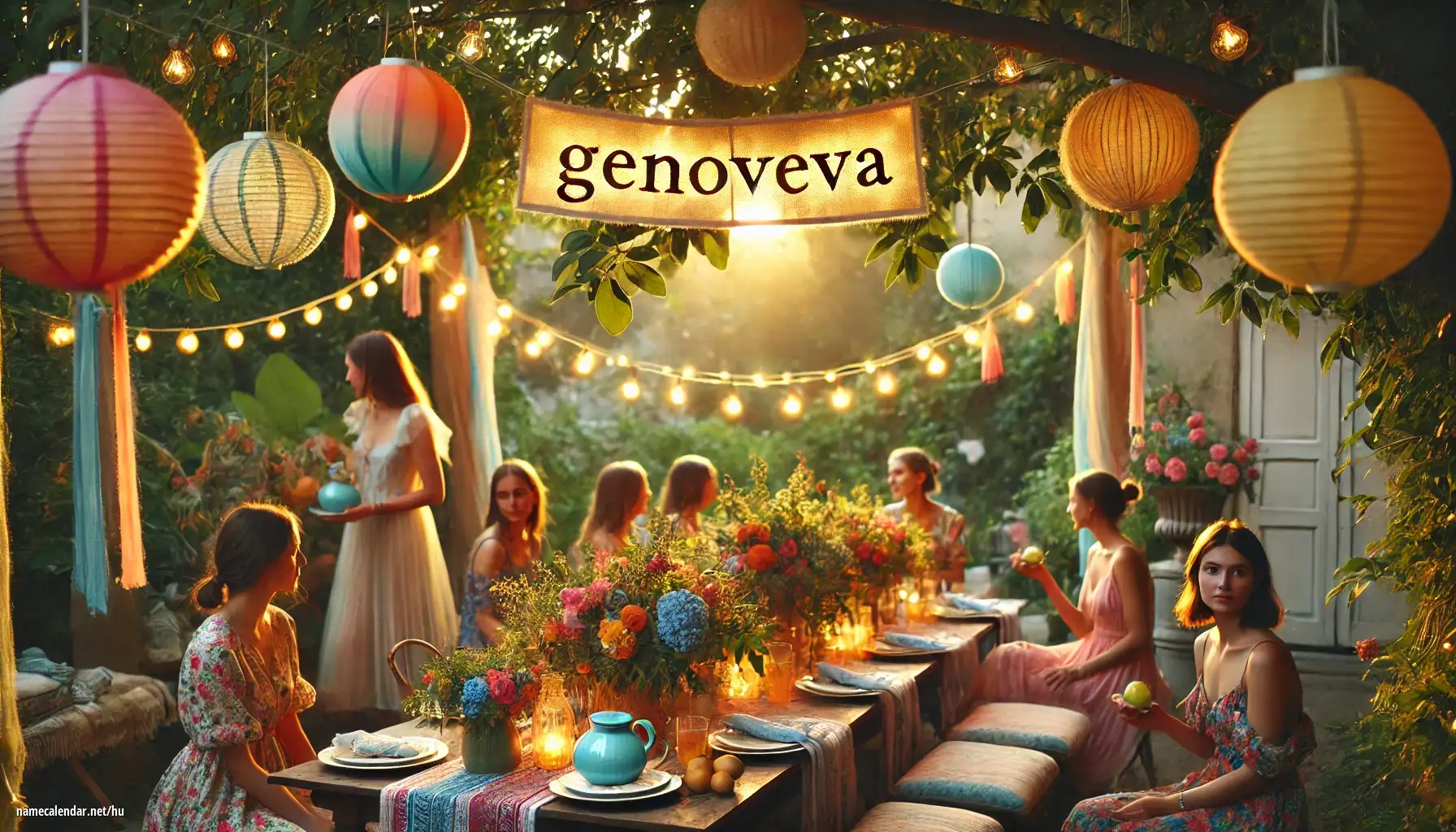 Névnap és név megünneplése - Genoveva