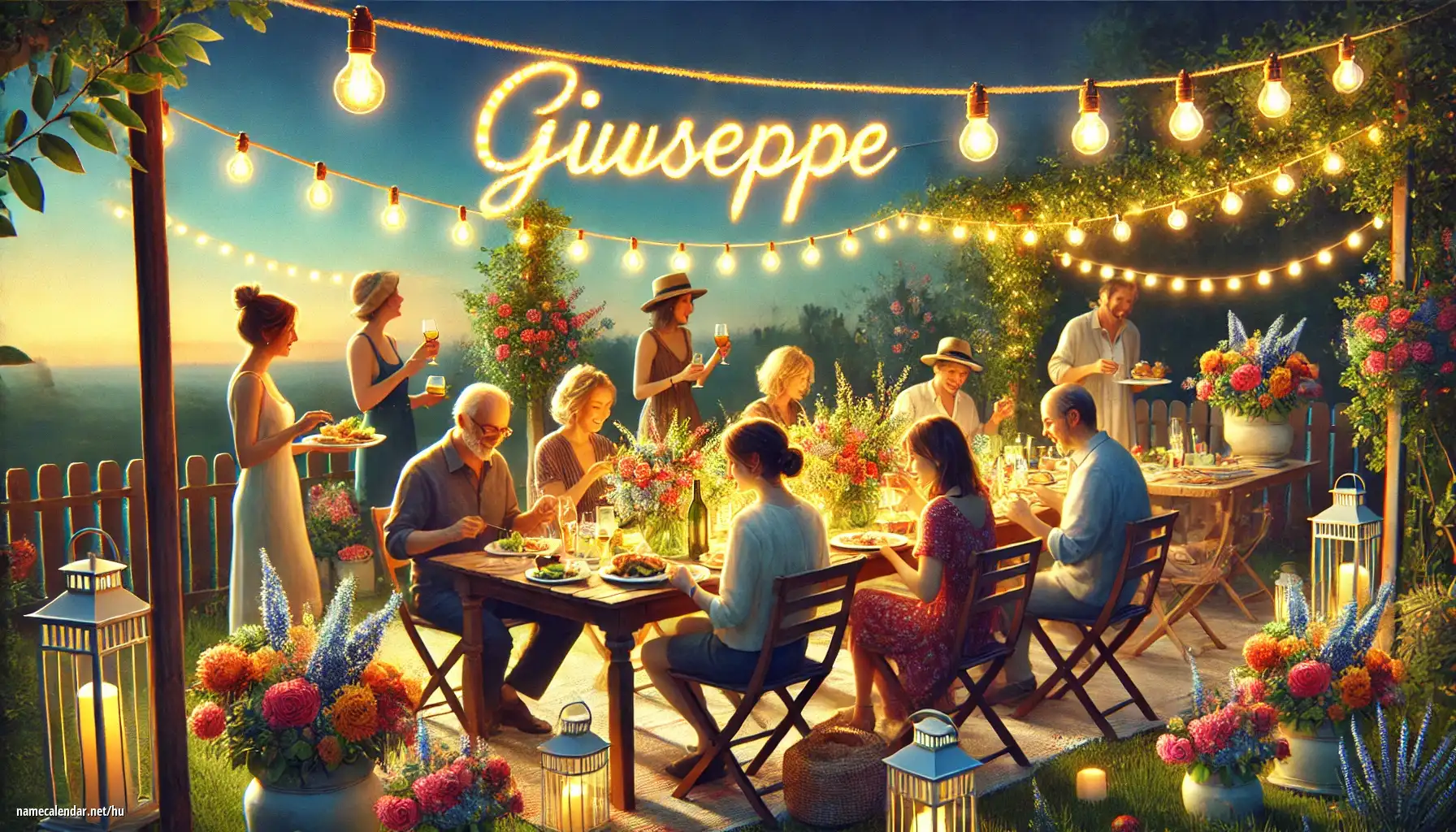 Névnap és név megünneplése - Giuseppe