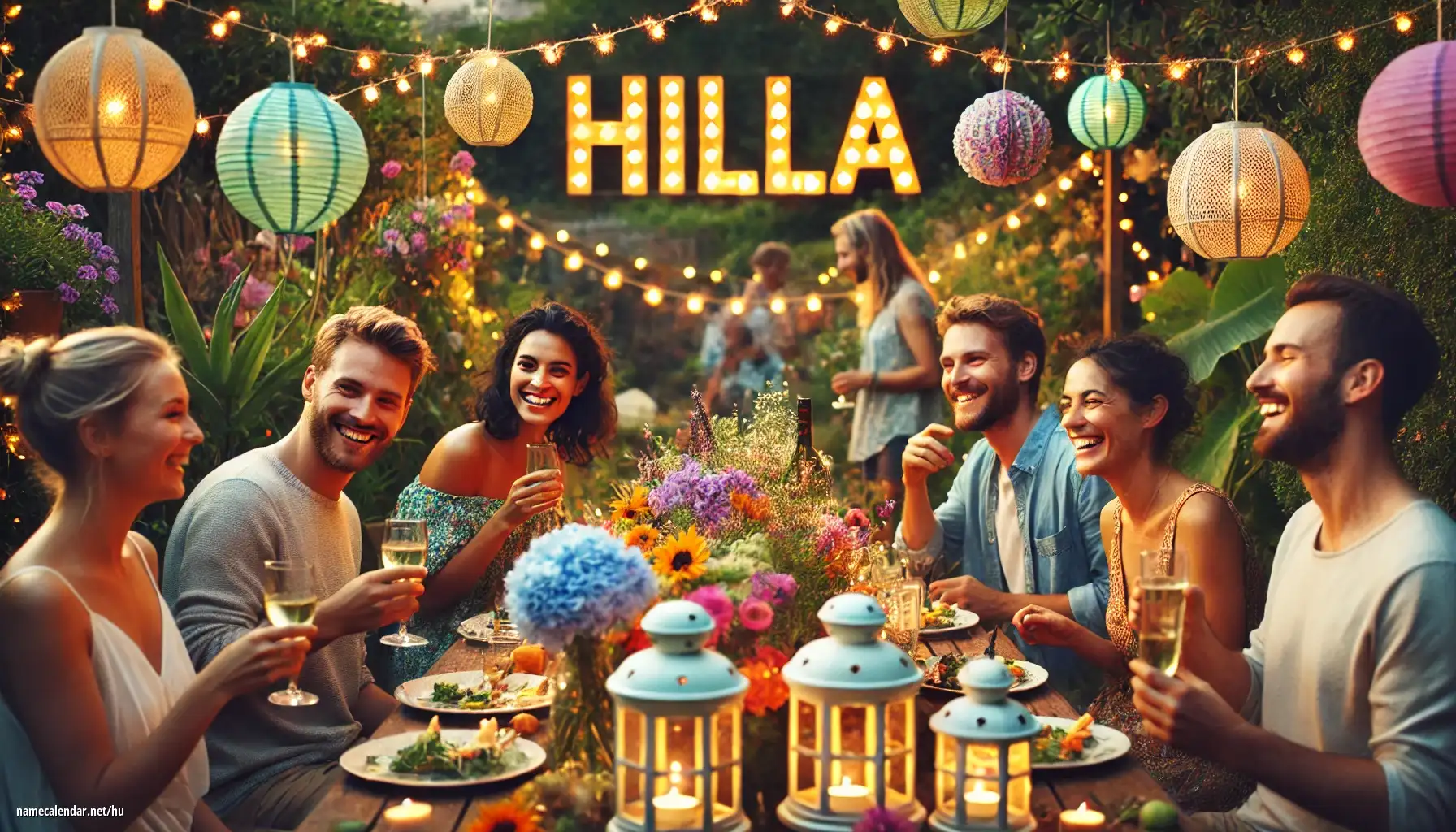 Névnap és név megünneplése - Hilla