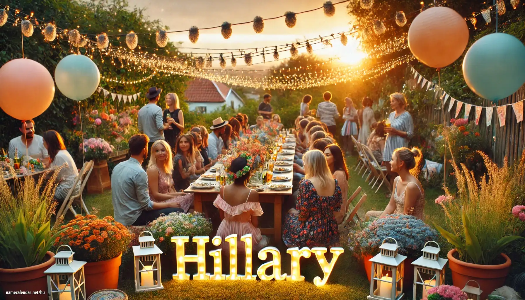 Névnap és név megünneplése - Hillary