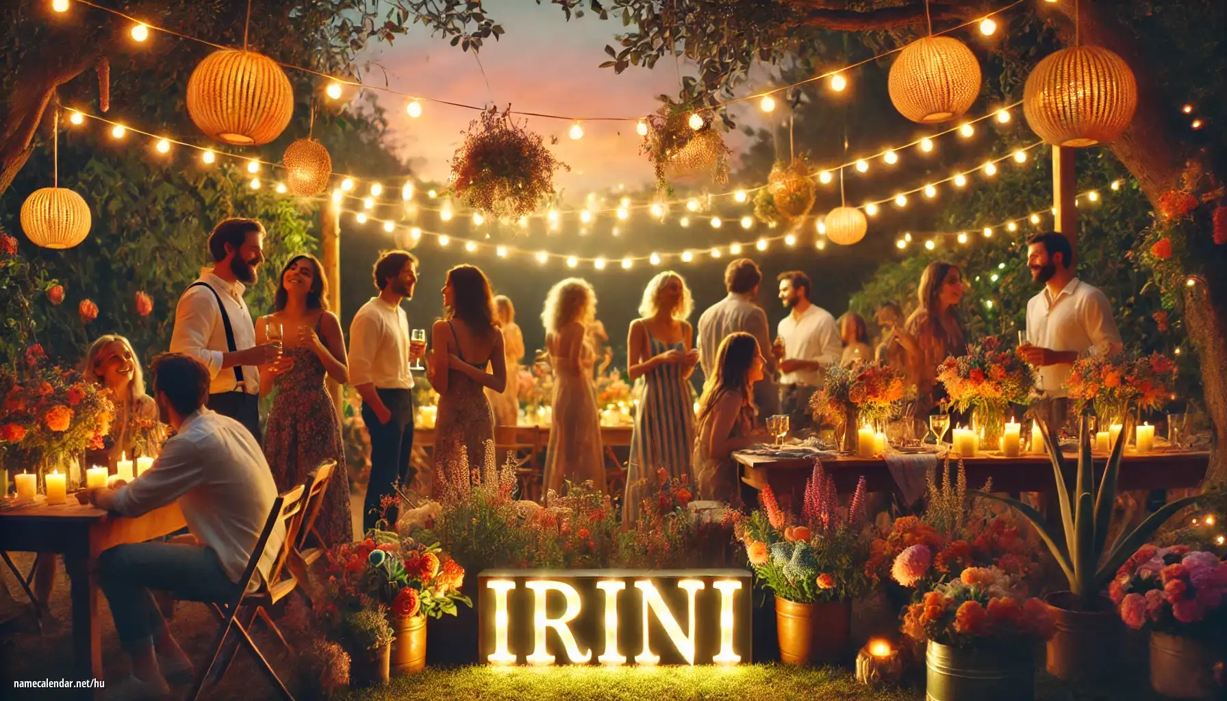 Névnap és név megünneplése - Irini