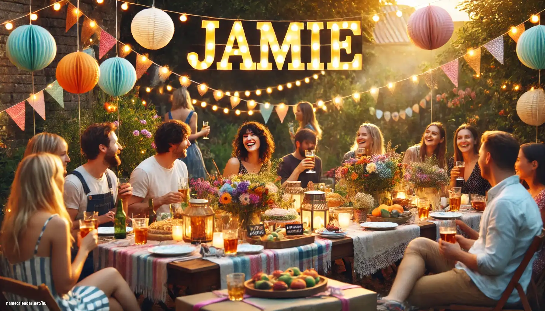 Névnap és név megünneplése - Jamie