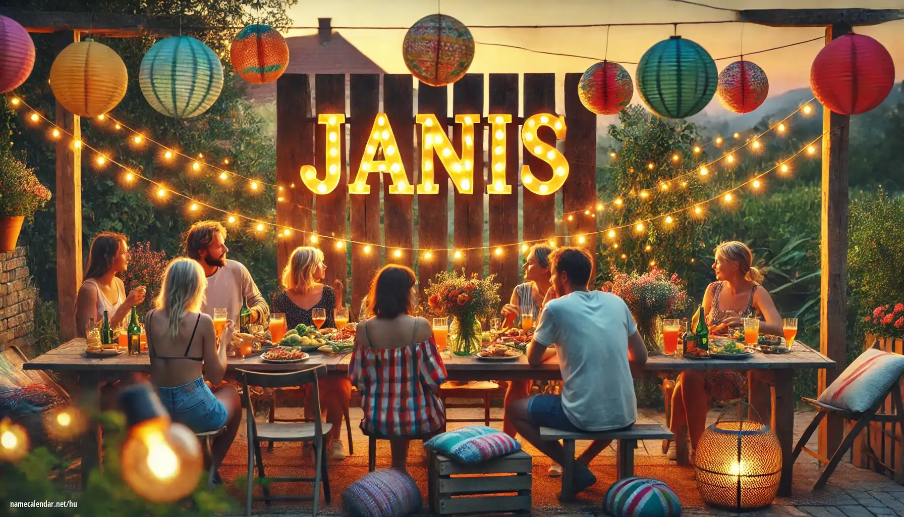 Névnap és név megünneplése - Janis