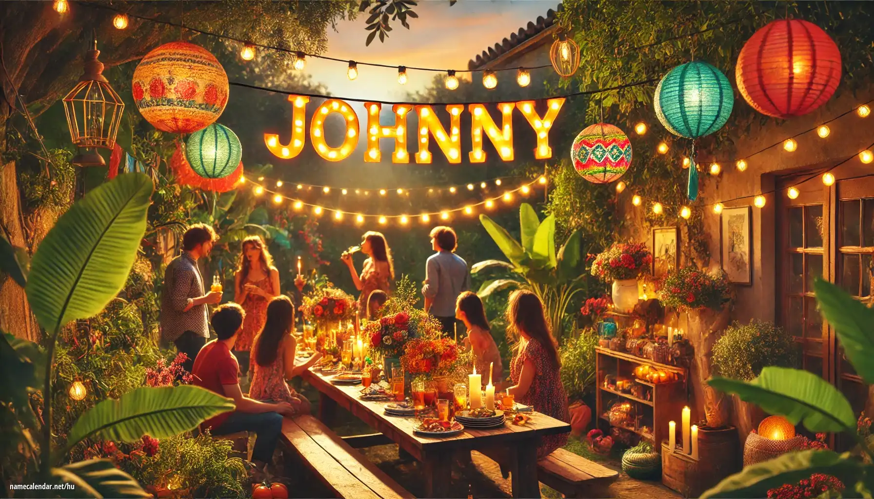 Névnap és név megünneplése - Johnny