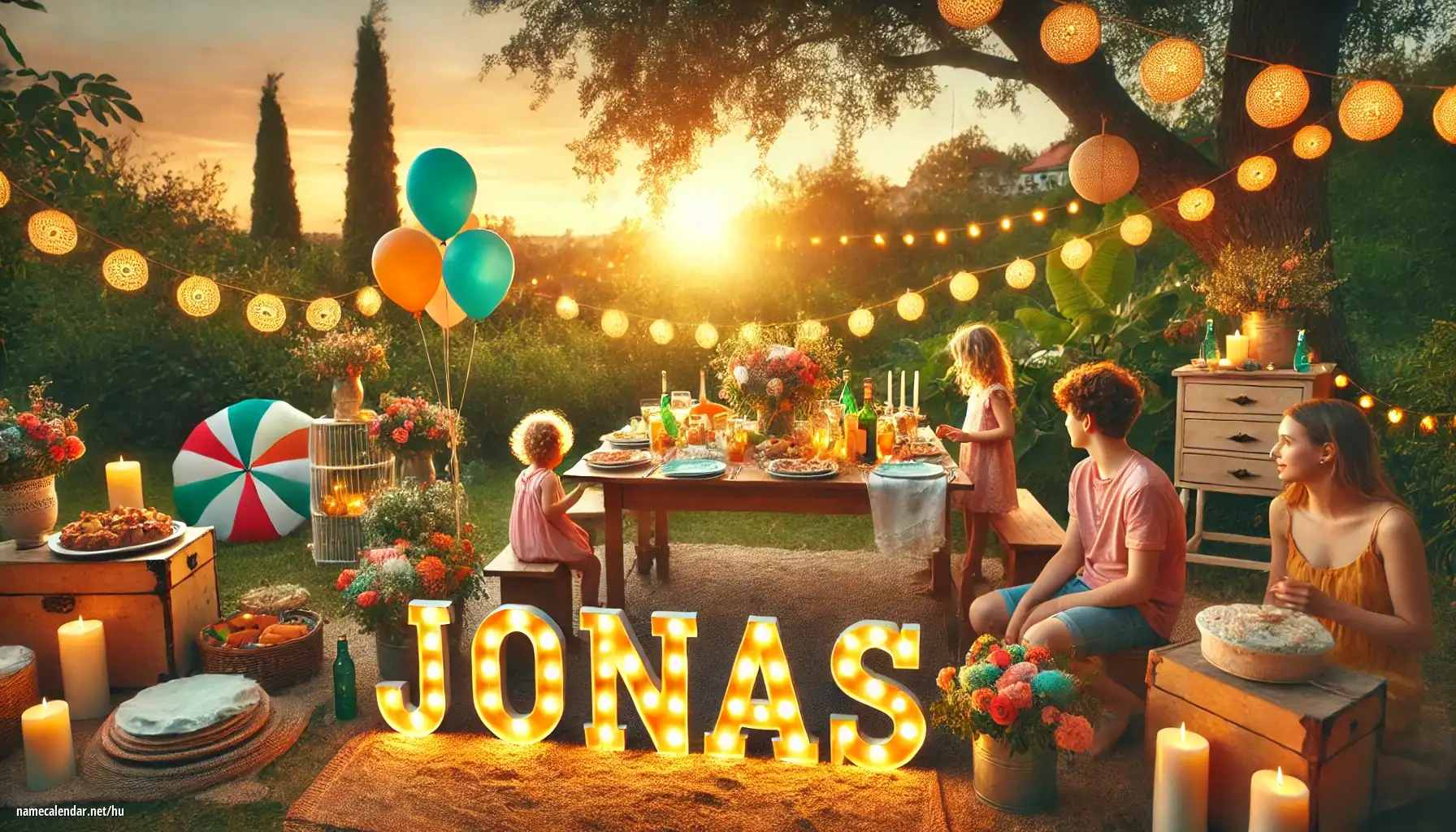 Névnap és név megünneplése - Jonas