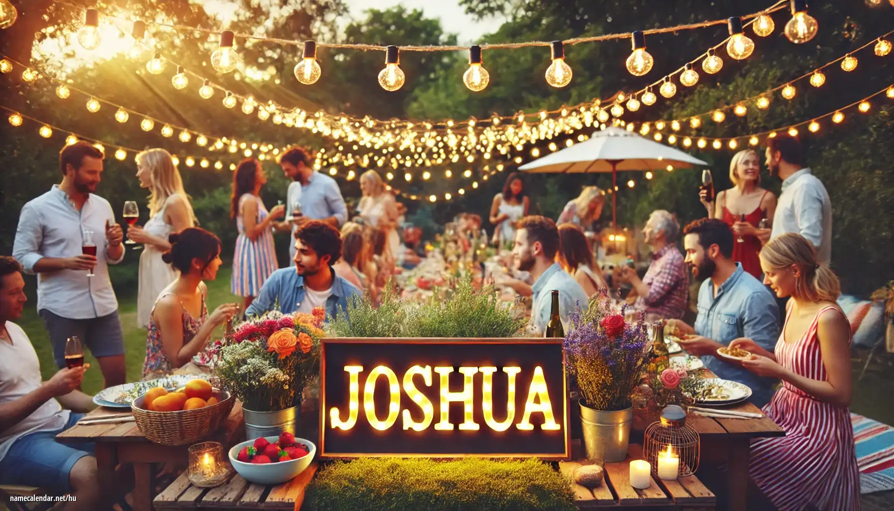 Névnap és név megünneplése - Joshua