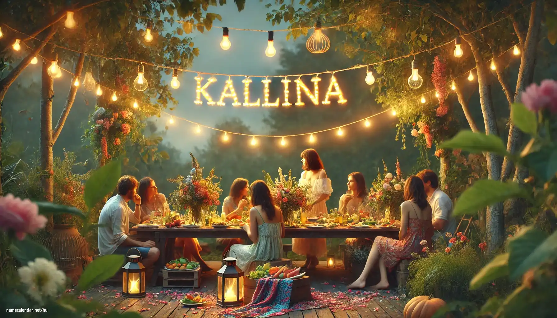 Névnap és név megünneplése - Kallina