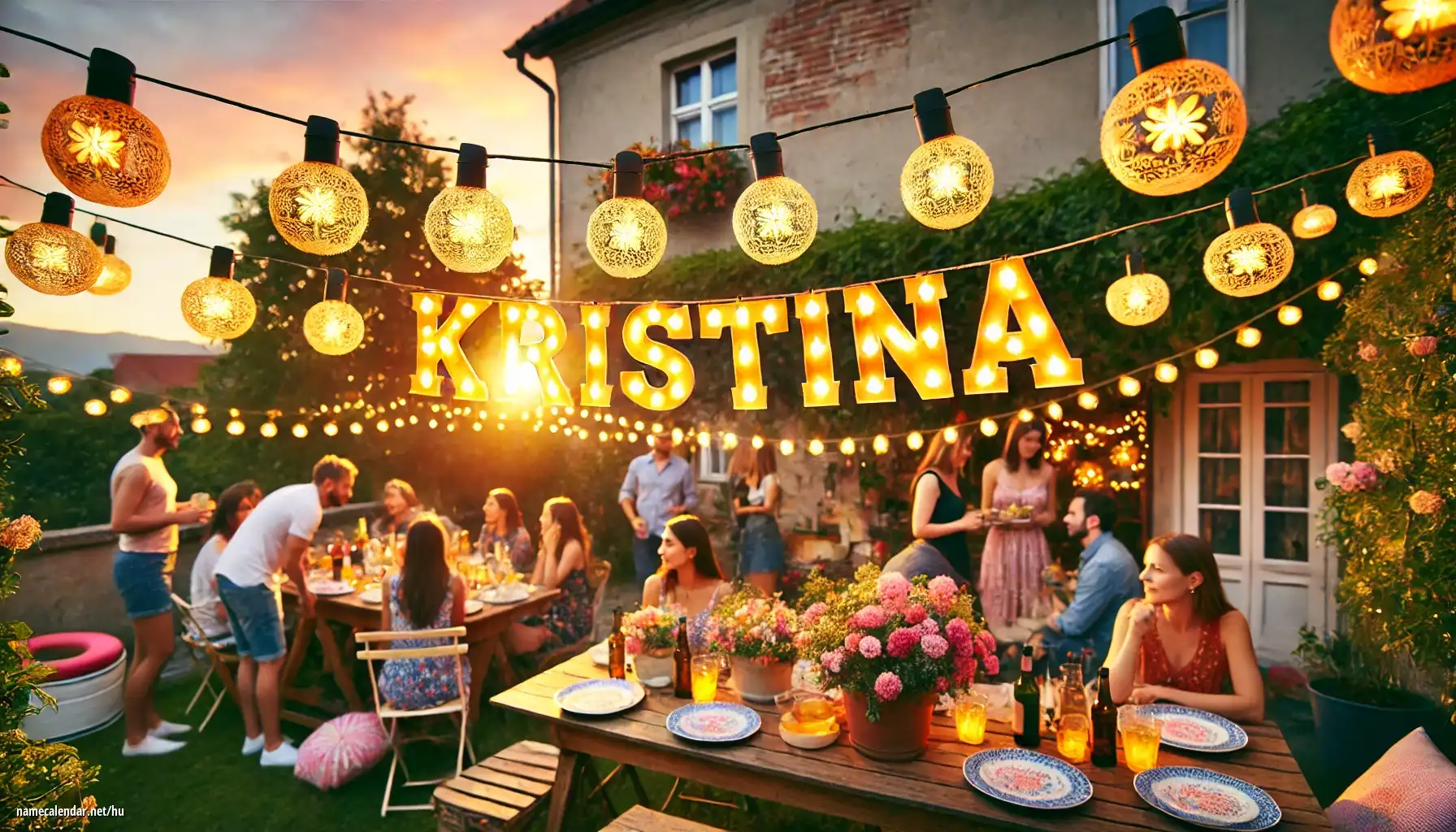 Névnap és név megünneplése - Kristína