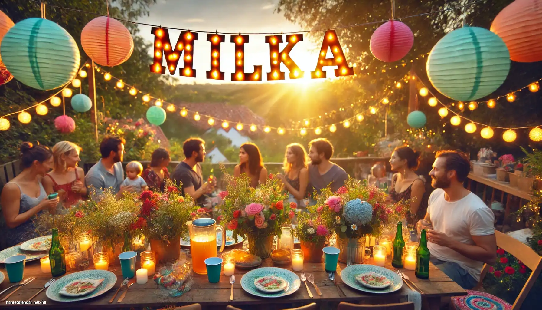 Névnap és név megünneplése - Milka