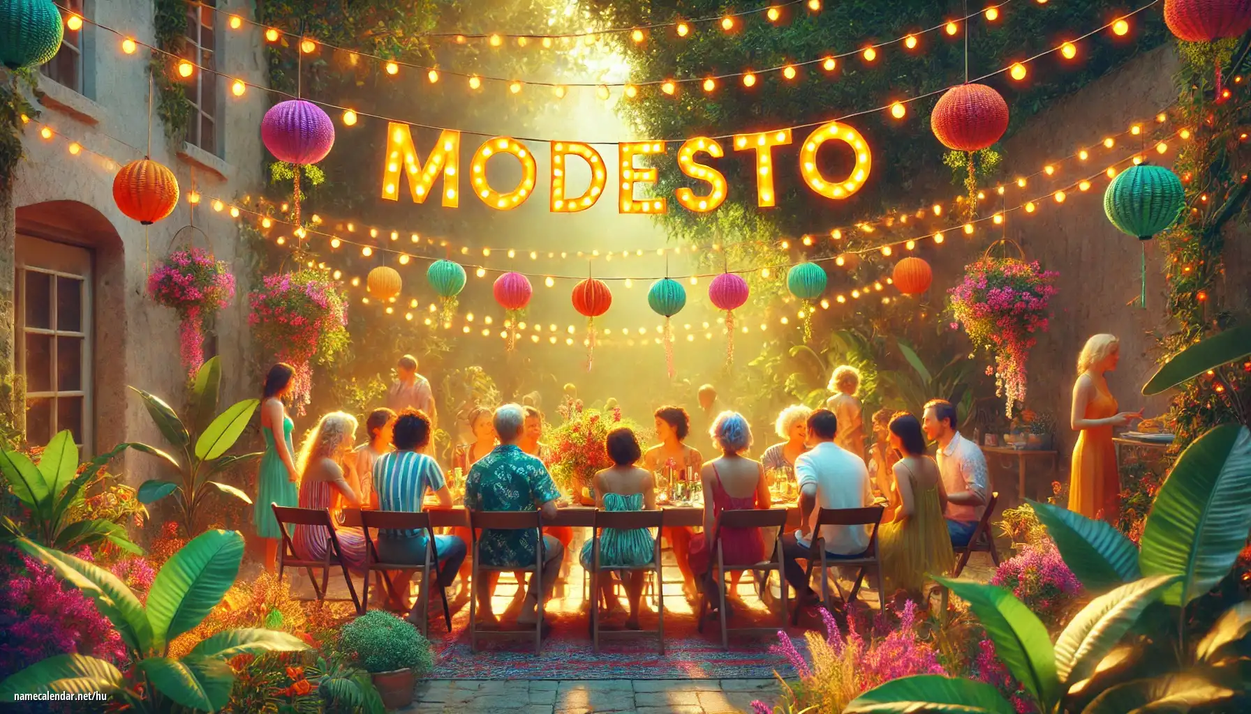 Névnap és név megünneplése - Modesto