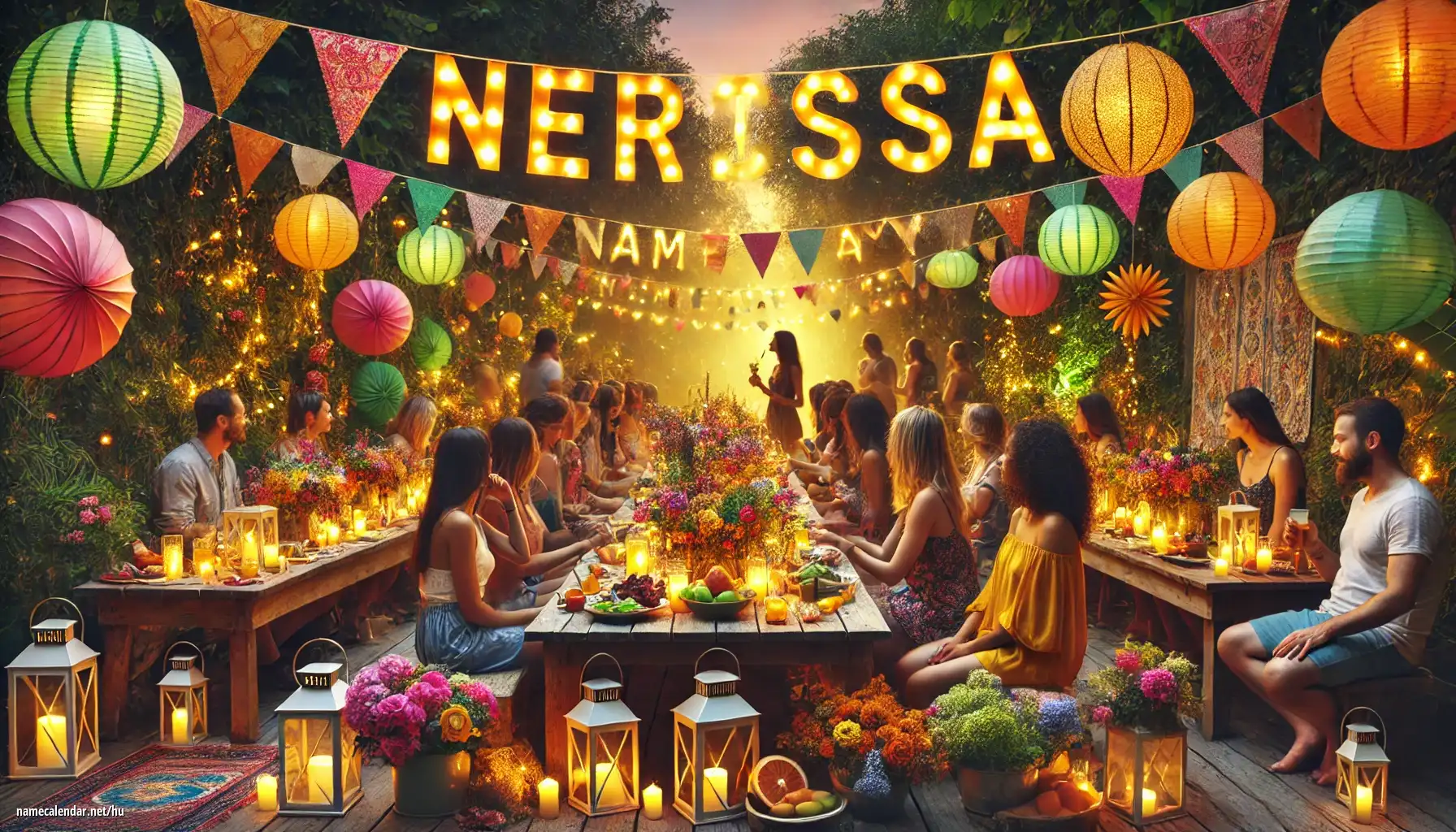 Névnap és név megünneplése - Nerissa