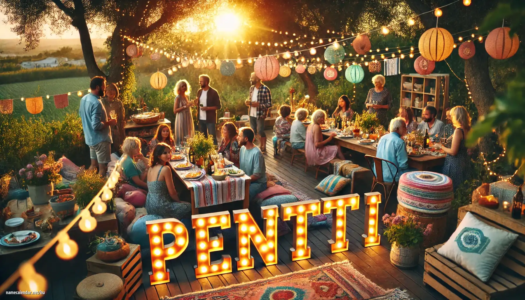 Névnap és név megünneplése - Pentti