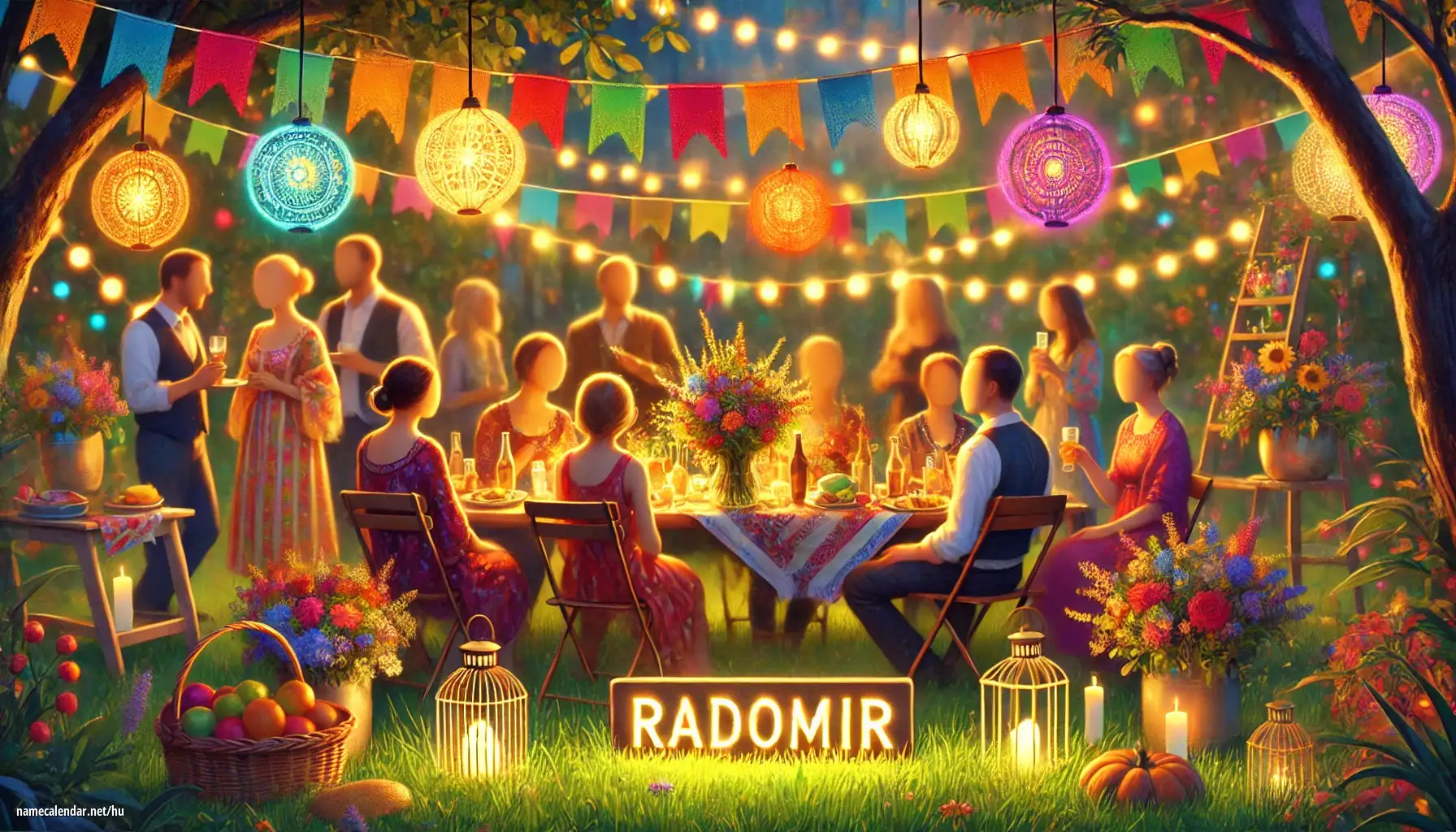 Névnap és név megünneplése - Radomír