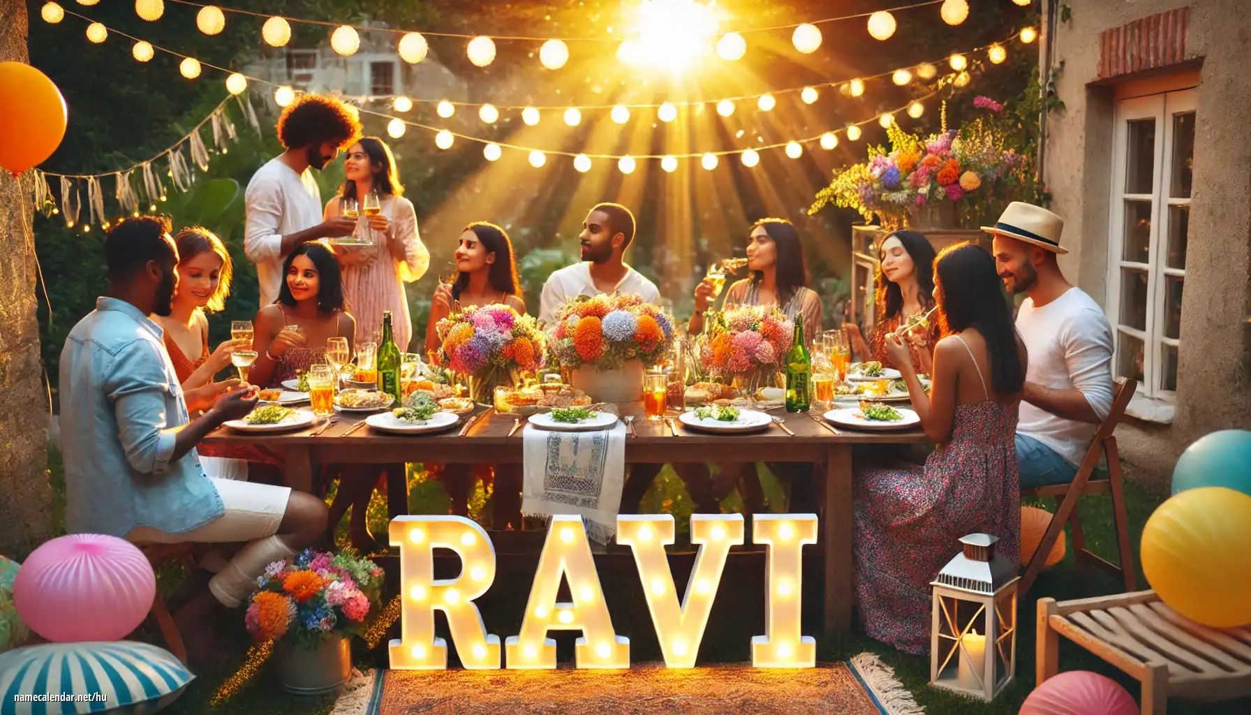 Névnap és név megünneplése - Ravi