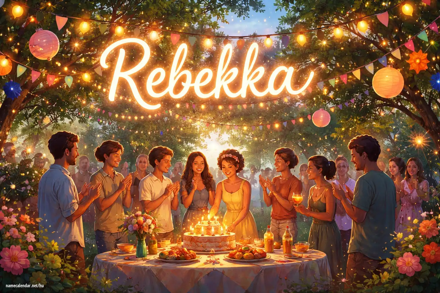 Névnap és név megünneplése - Rebekka