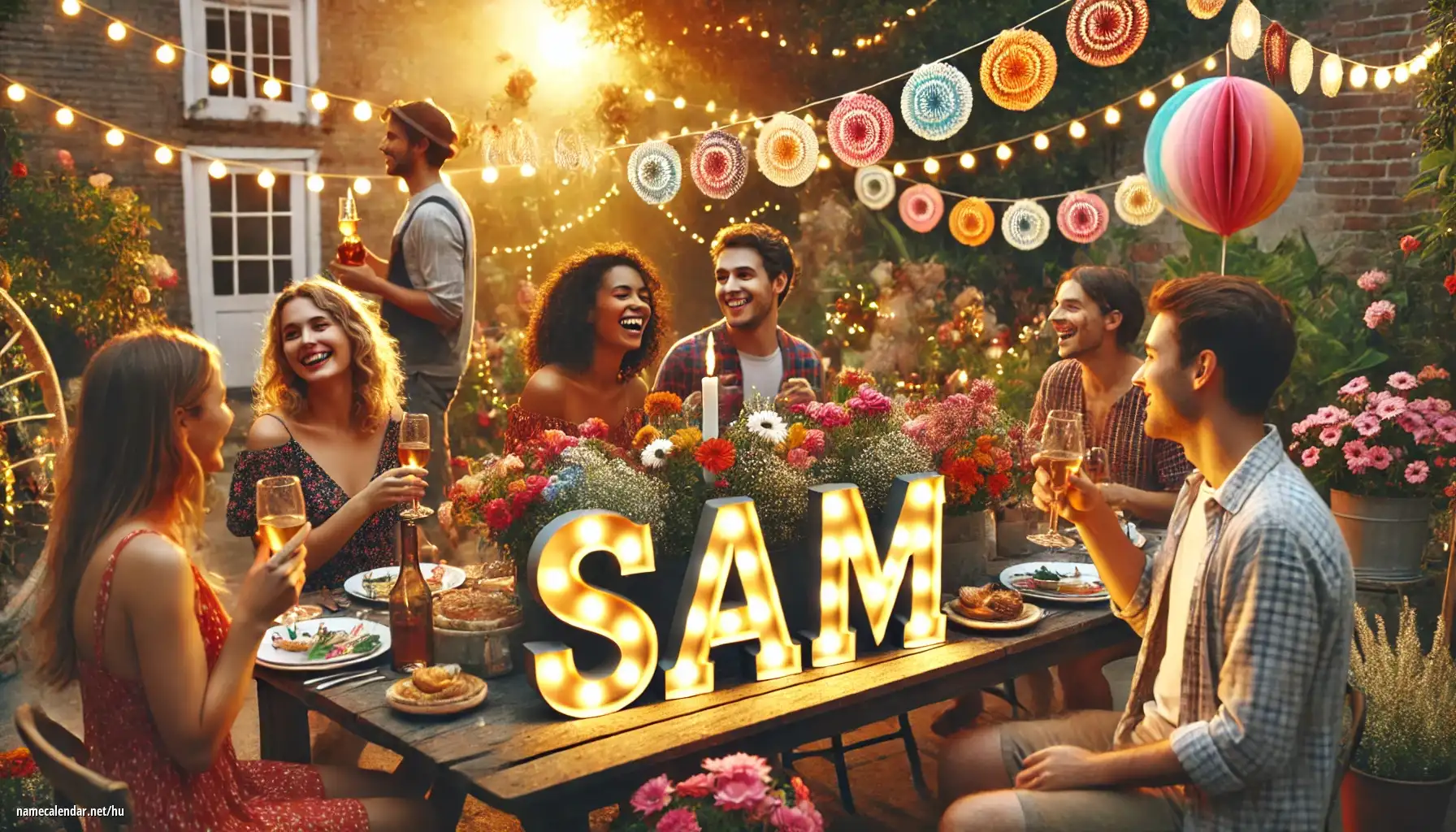 Névnap és név megünneplése - Sam