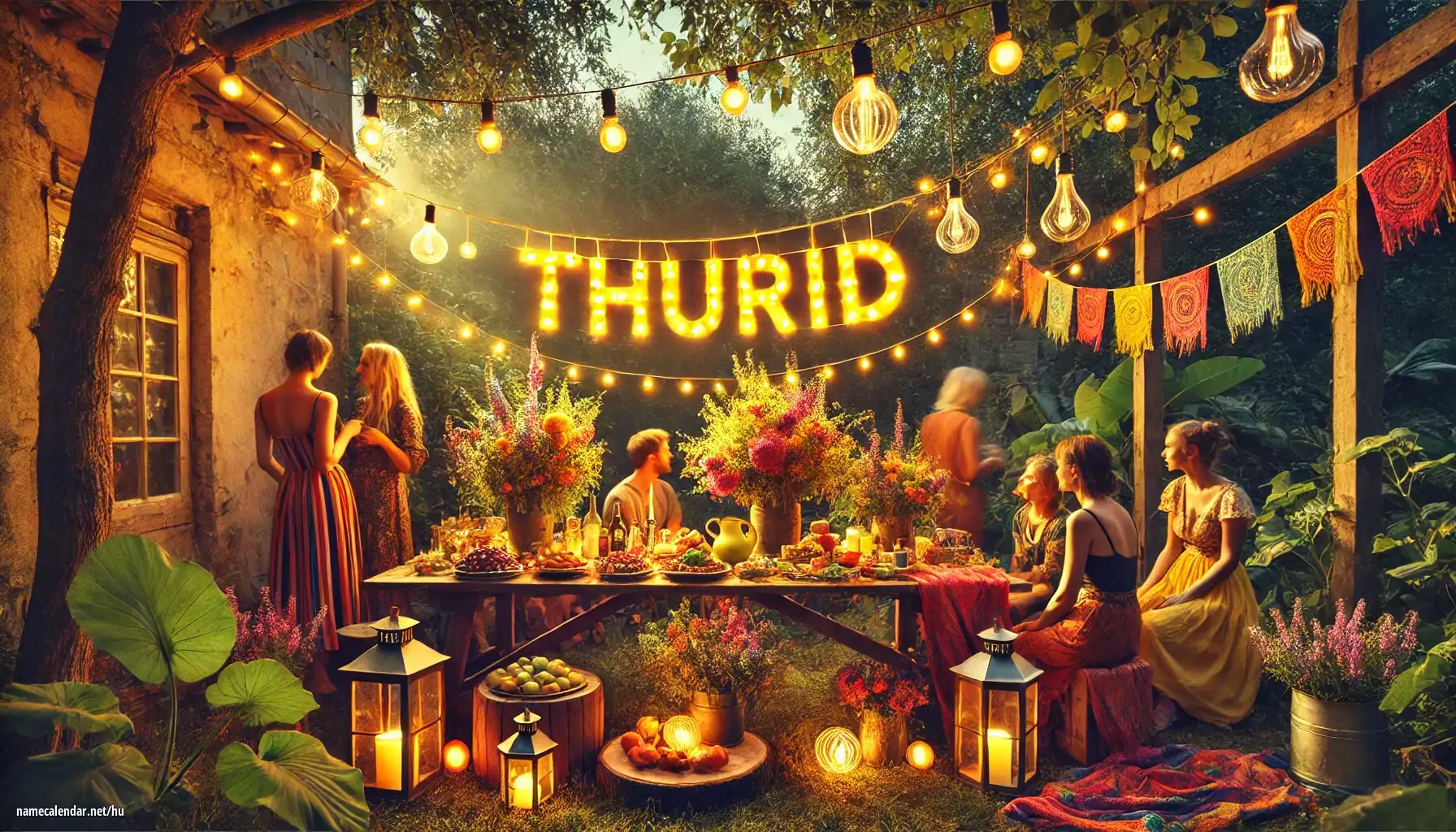 Névnap és név megünneplése - Thurid