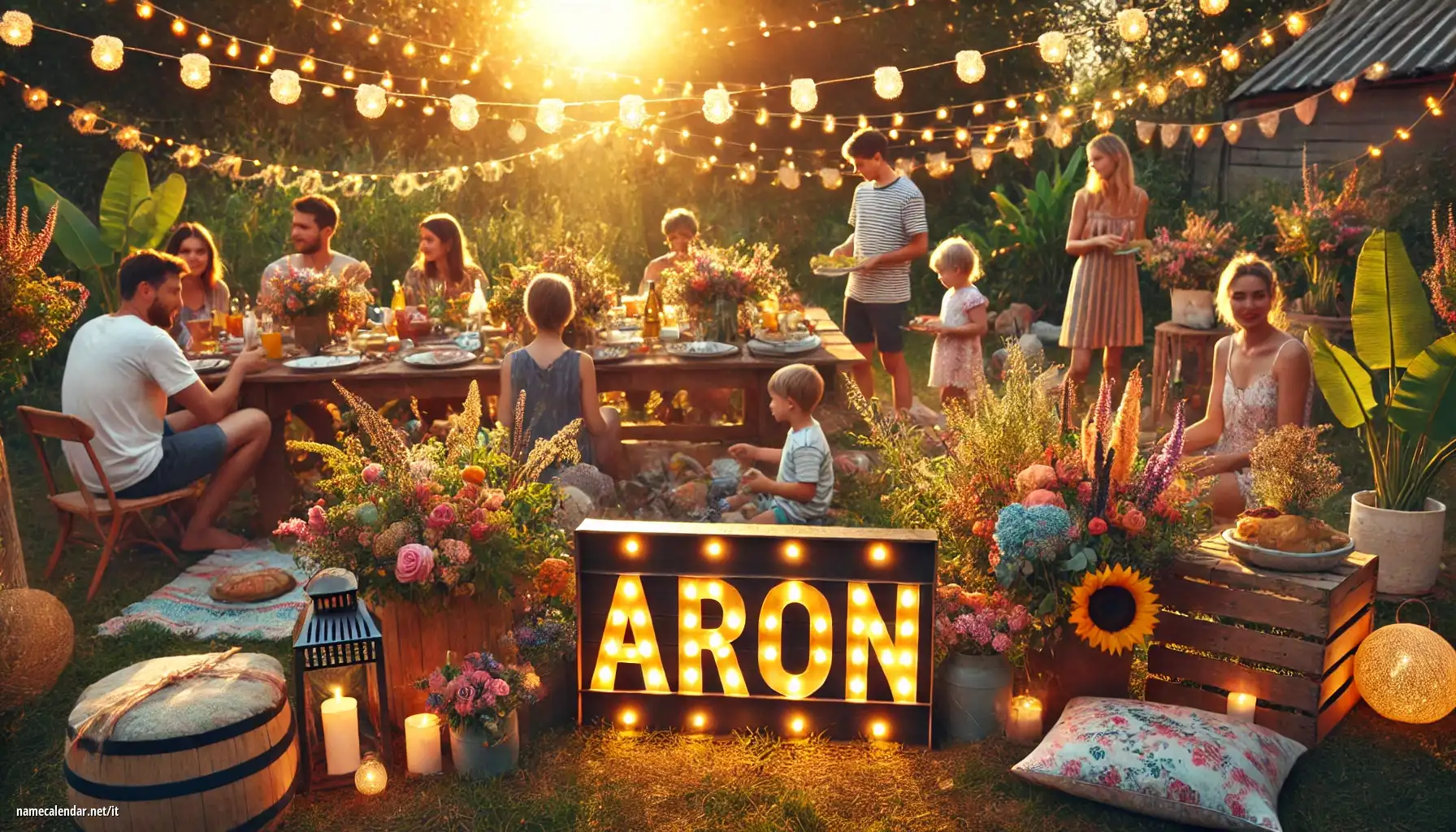 Celebrazione dell'onomastico e del nome - Áron