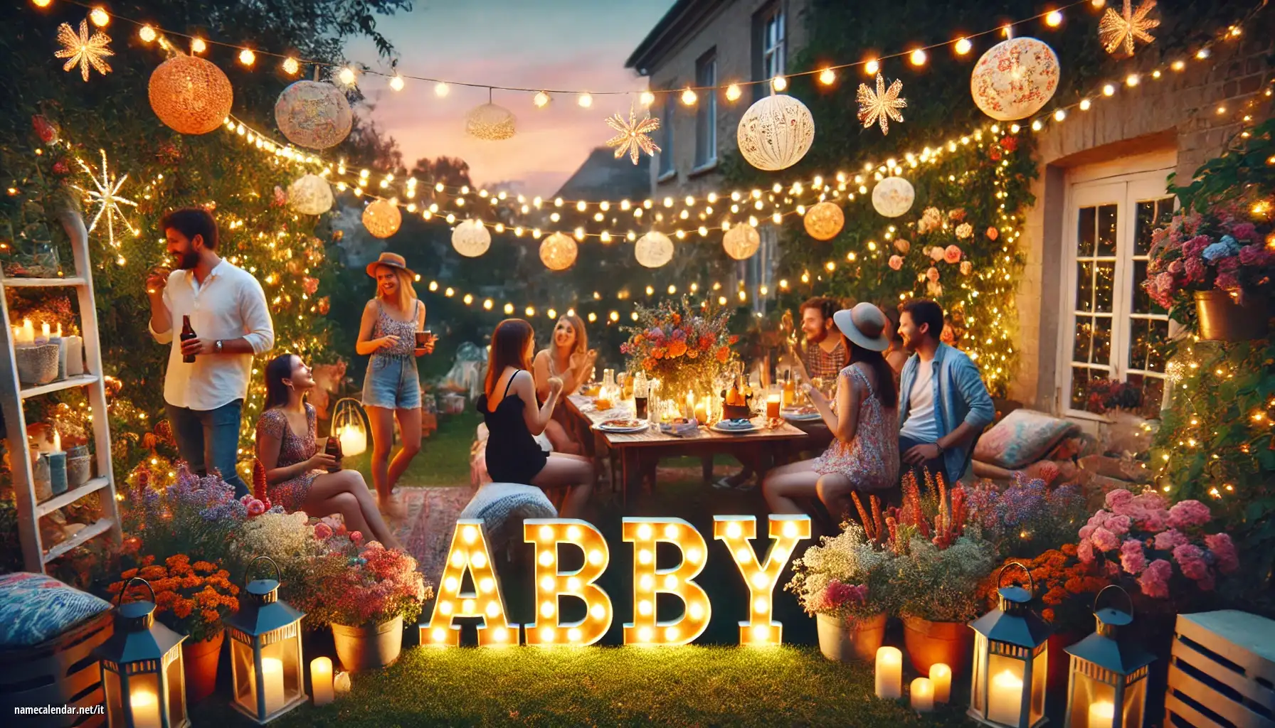 Celebrazione dell'onomastico e del nome - Abby