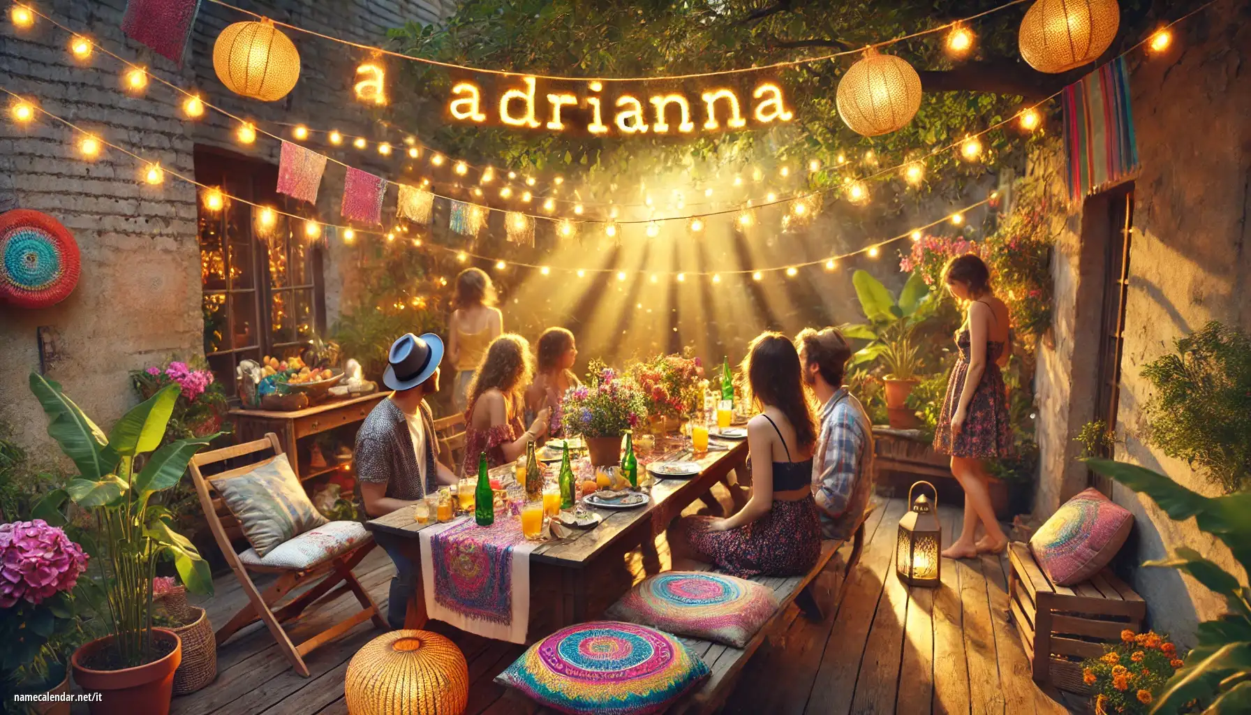 Celebrazione dell'onomastico e del nome - Adrianna