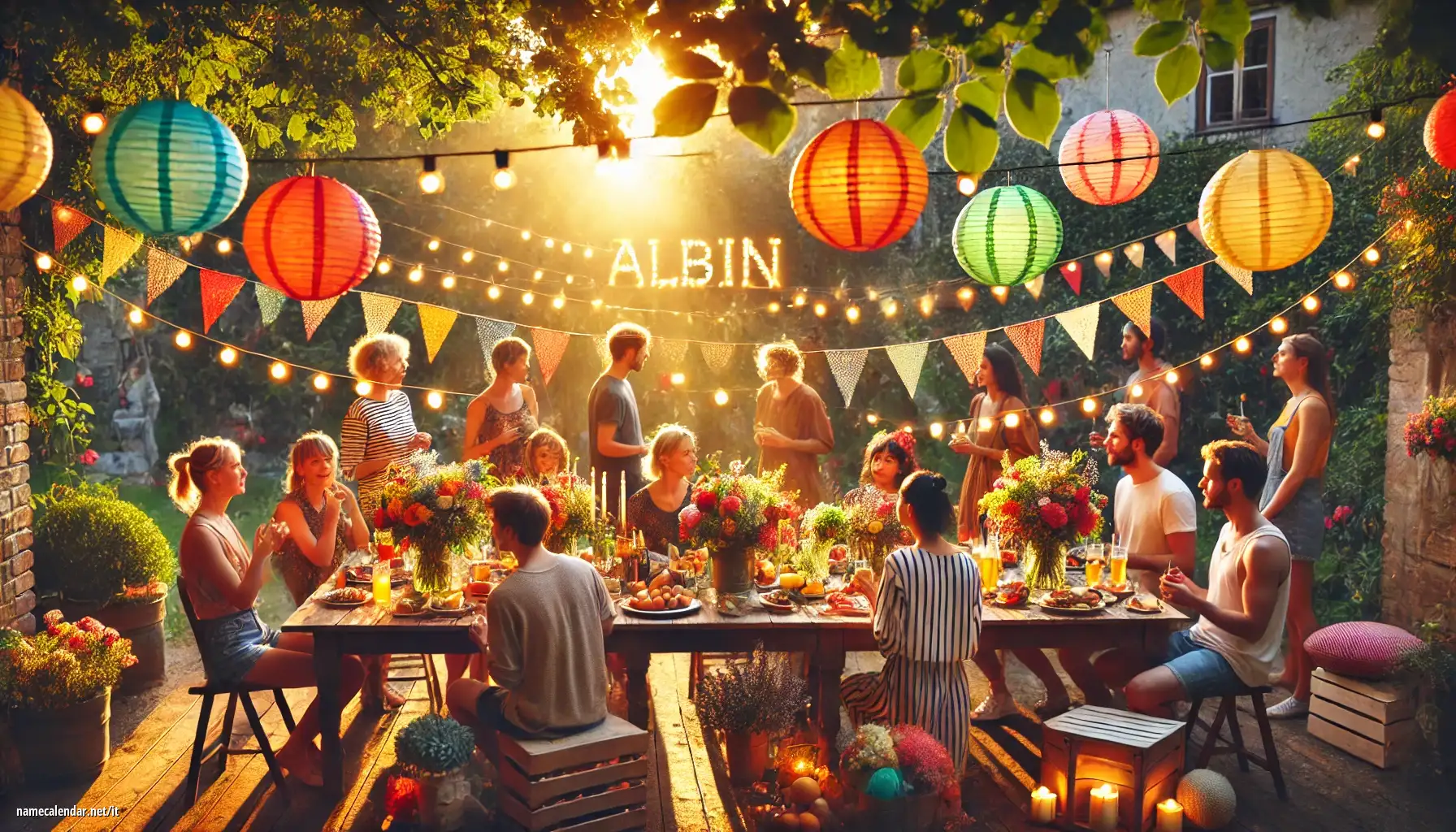 Celebrazione dell'onomastico e del nome - Albín