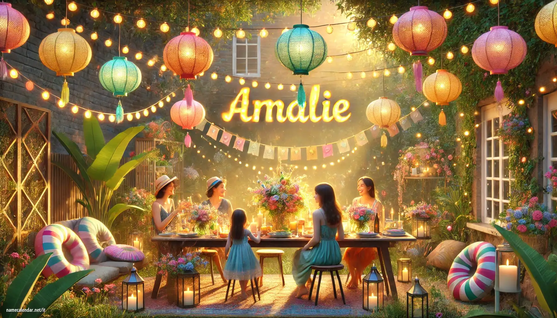 Celebrazione dell'onomastico e del nome - Amálie