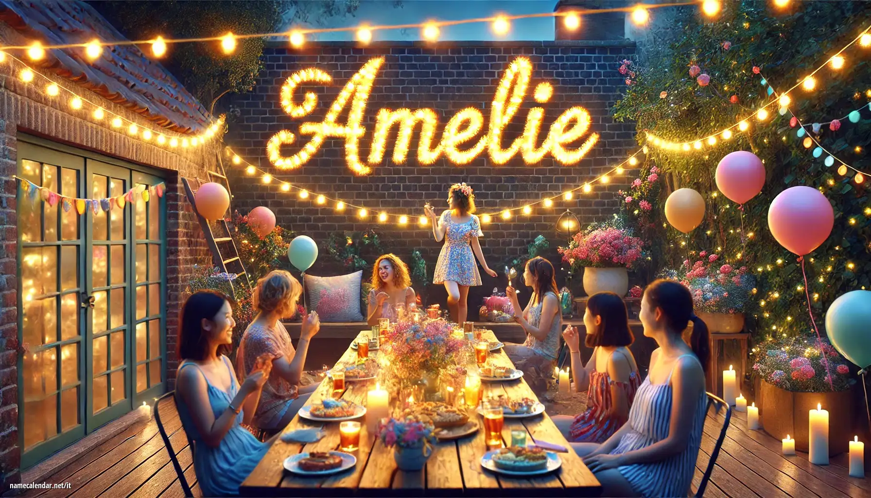 Celebrazione dell'onomastico e del nome - Amelie