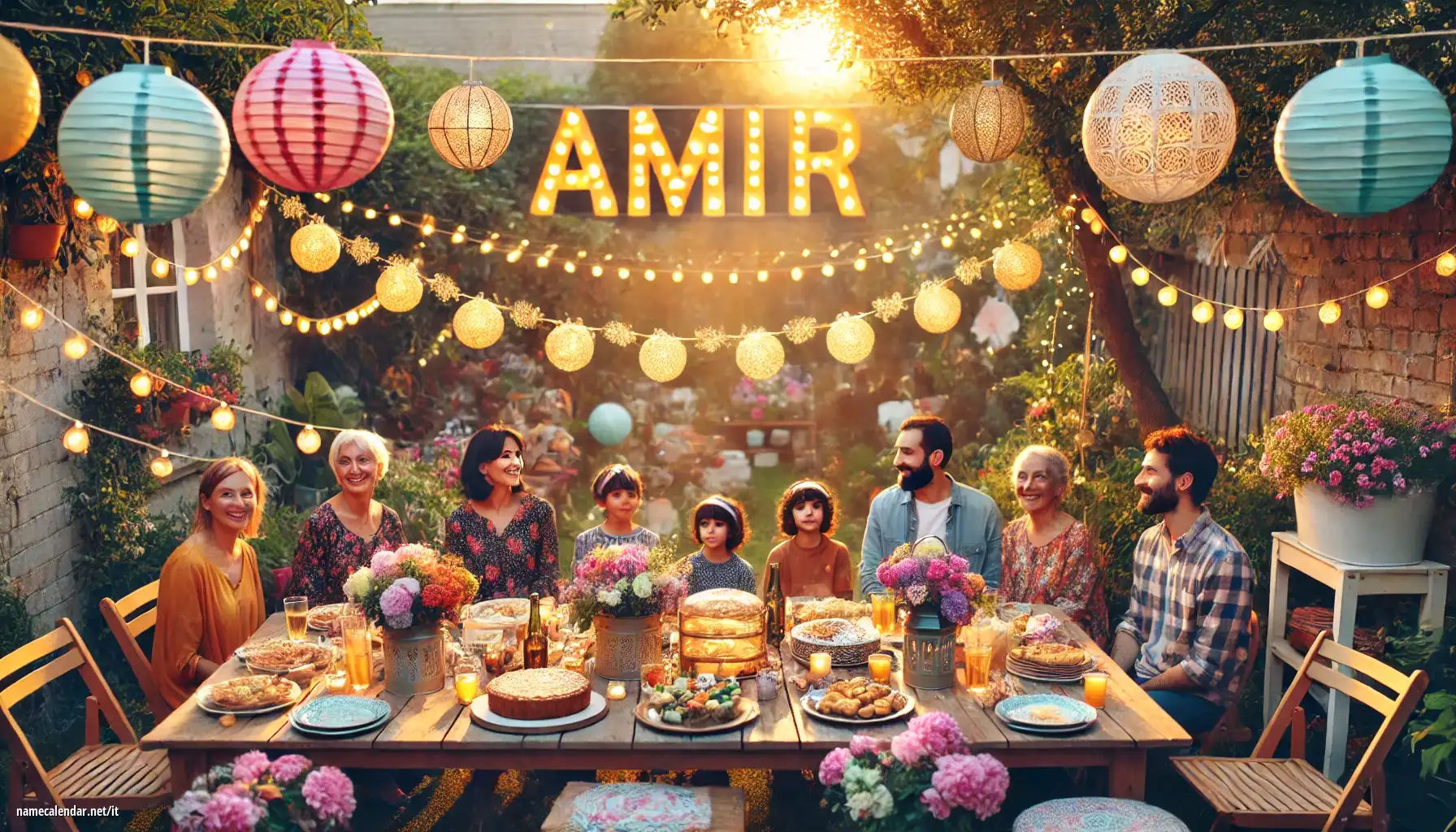 Celebrazione dell'onomastico e del nome - Amir