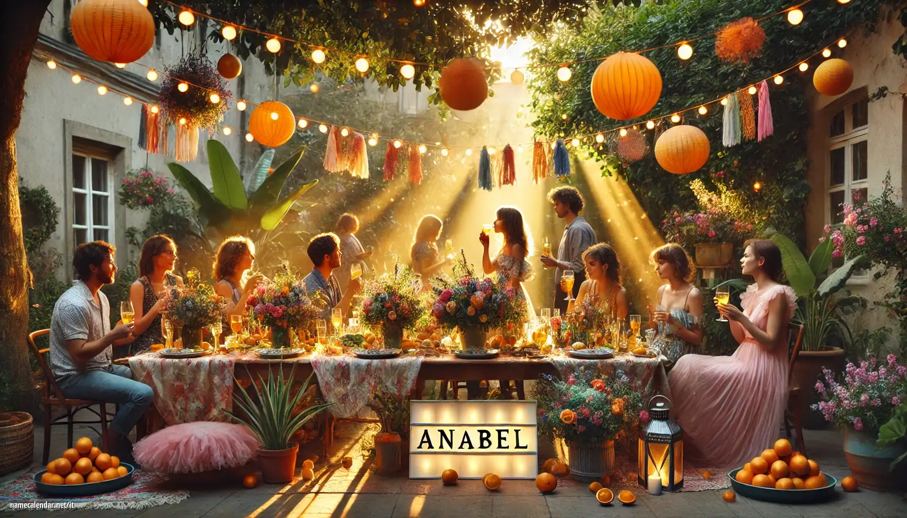 Celebrazione dell'onomastico e del nome - Anabel