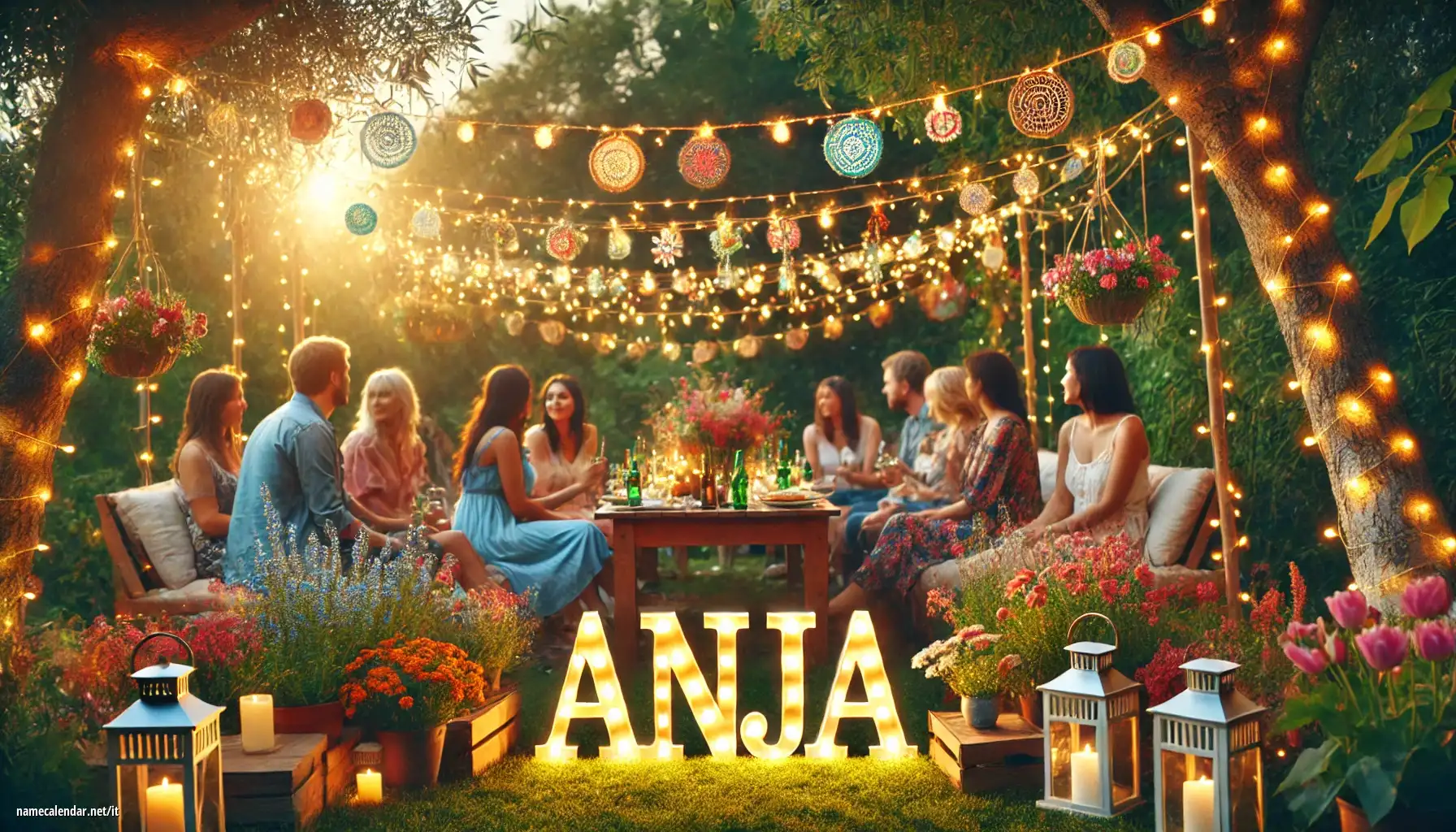 Celebrazione dell'onomastico e del nome - Anja