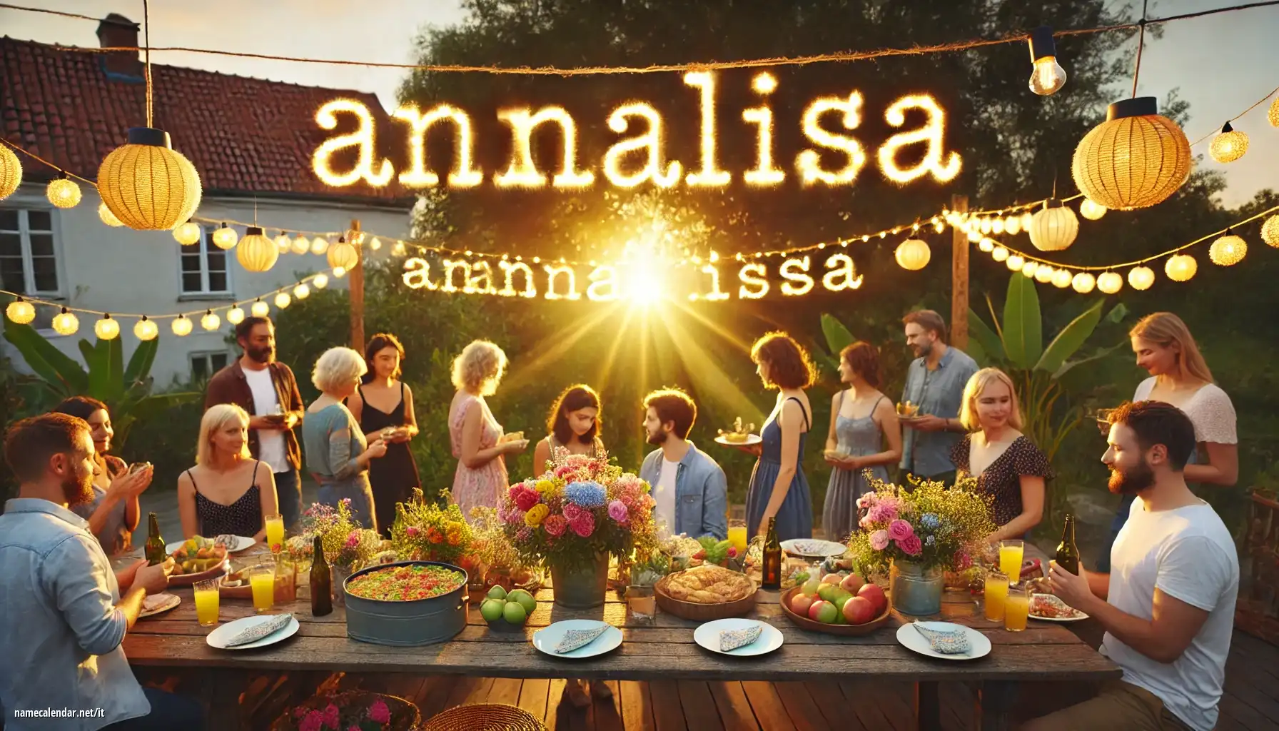 Celebrazione dell'onomastico e del nome - Annalisa