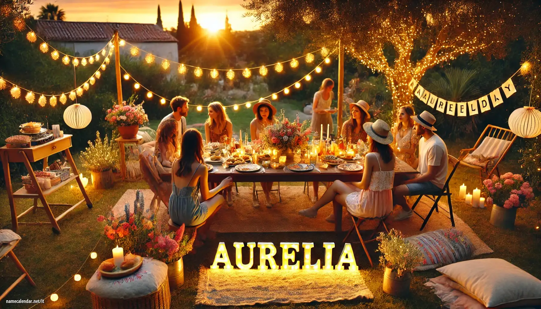 Celebrazione dell'onomastico e del nome - Aurélia