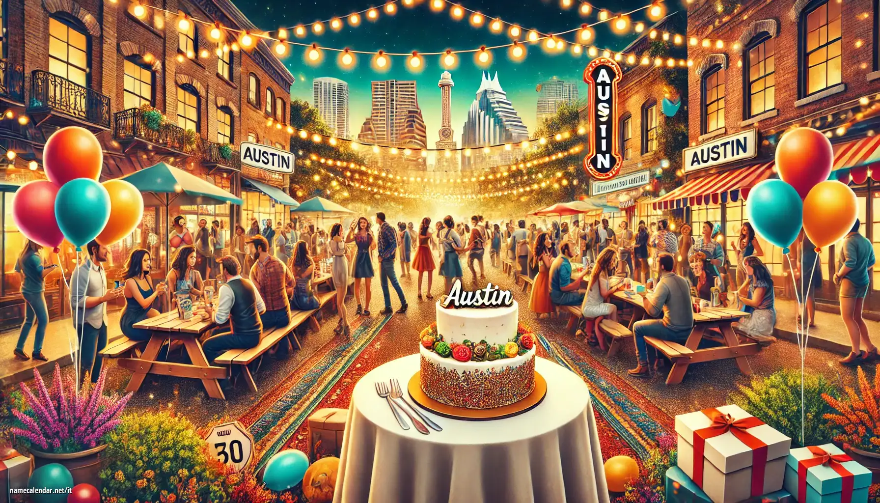 Celebrazione dell'onomastico e del nome - Austin