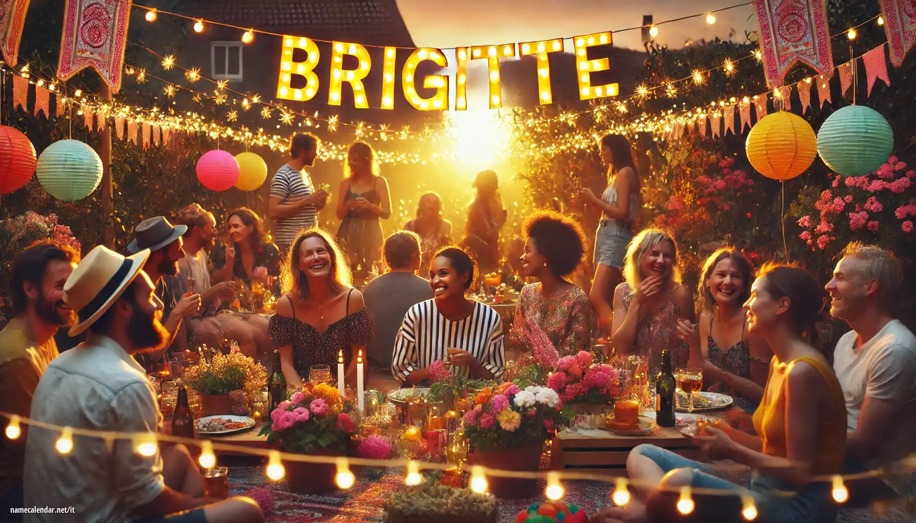 Celebrazione dell'onomastico e del nome - Brigitte