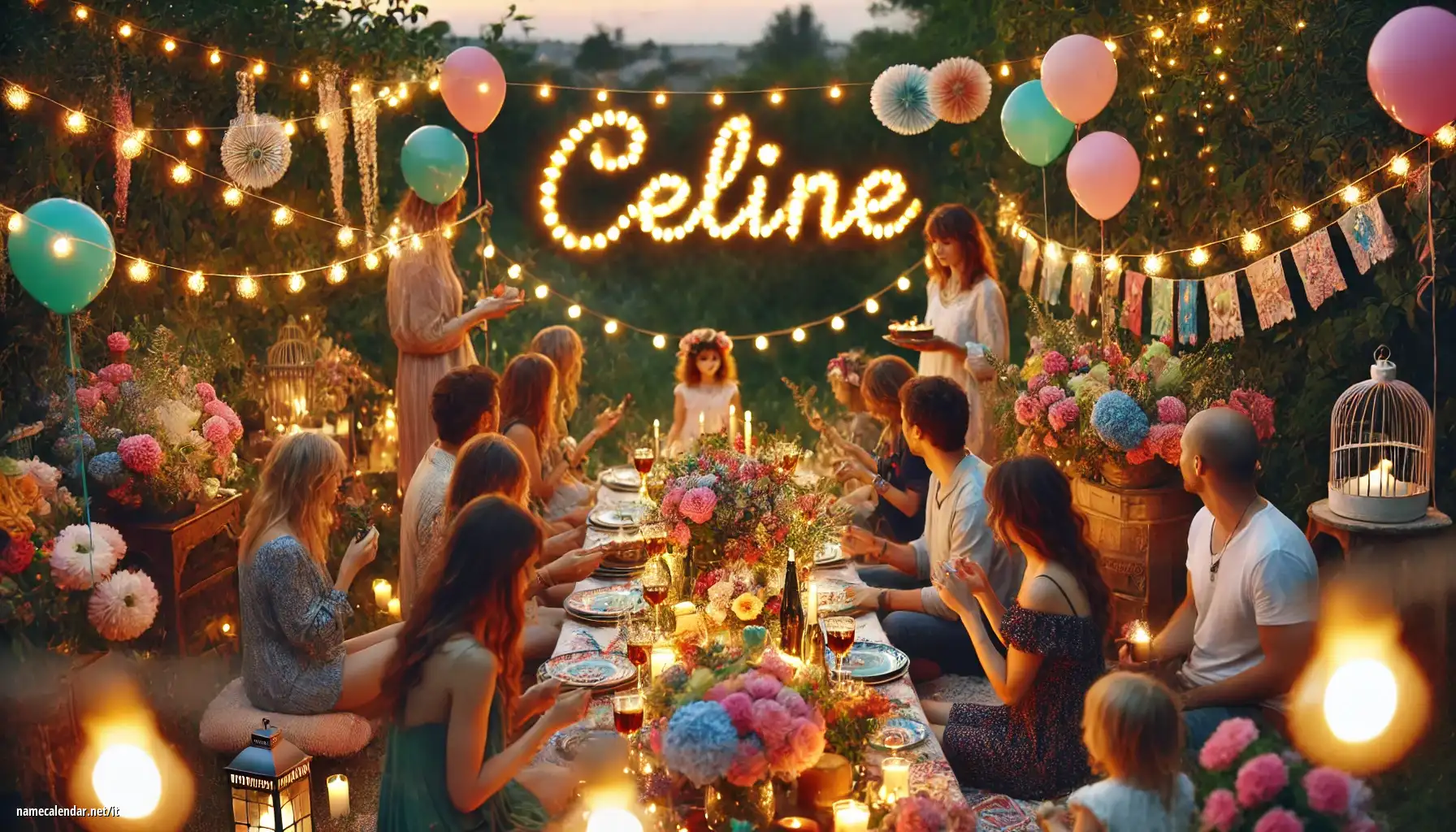 Celebrazione dell'onomastico e del nome - Céline