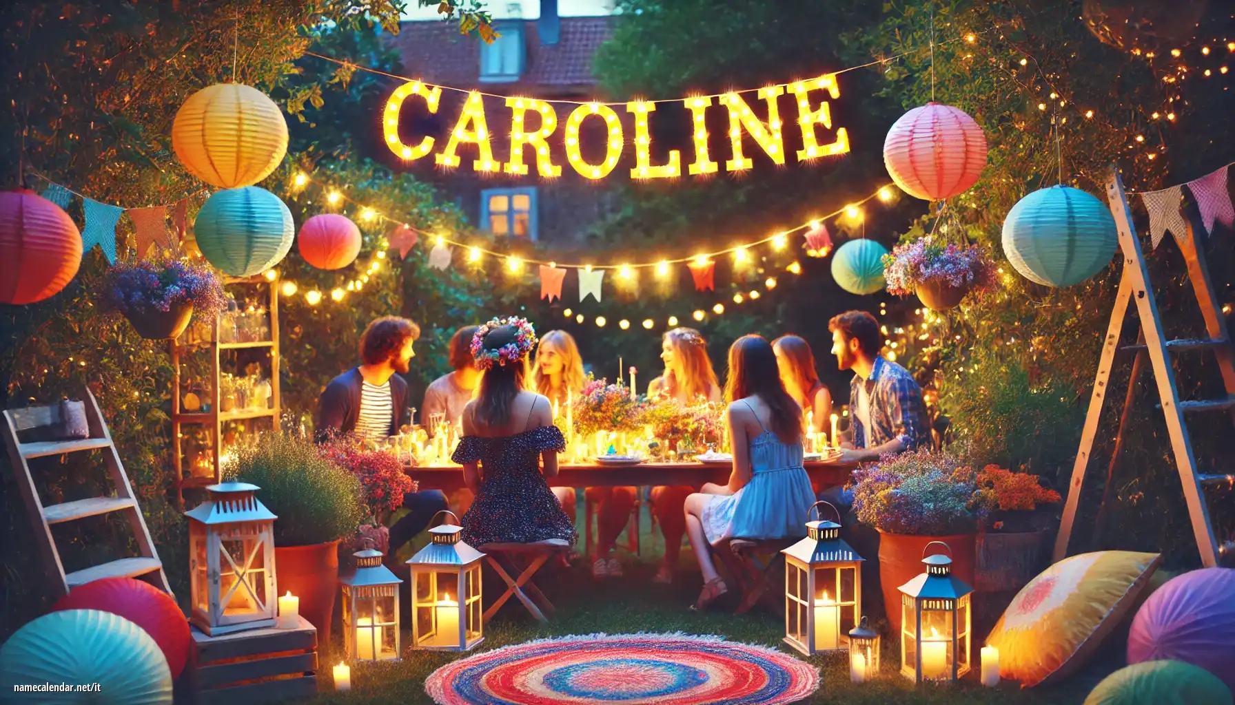 Celebrazione dell'onomastico e del nome - Caroline