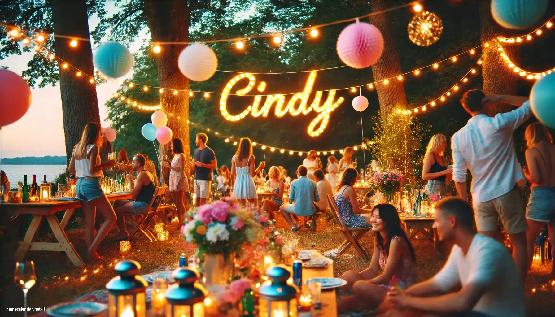 Celebrazione dell'onomastico e del nome - Cindy