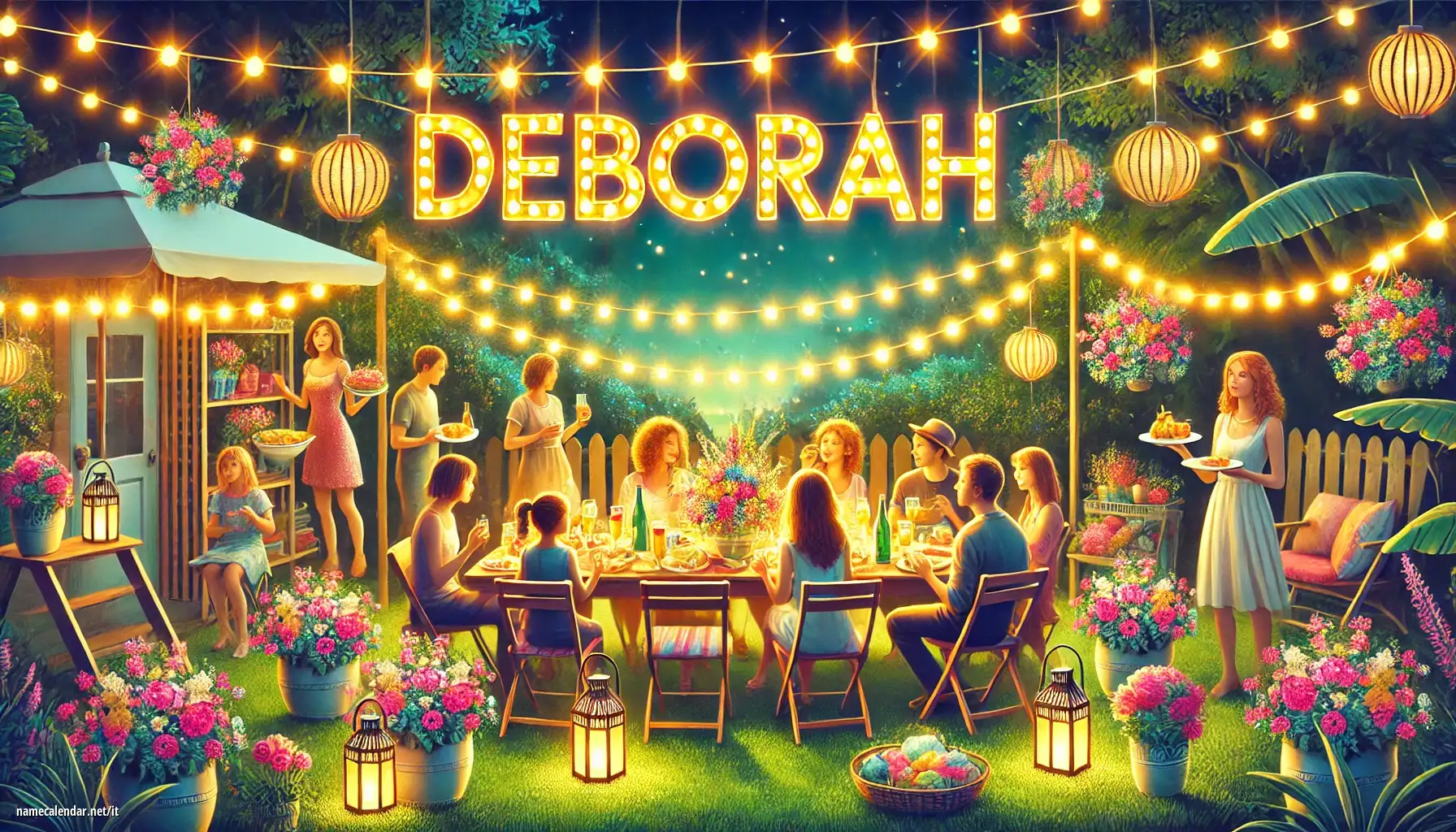 Celebrazione dell'onomastico e del nome - Deborah