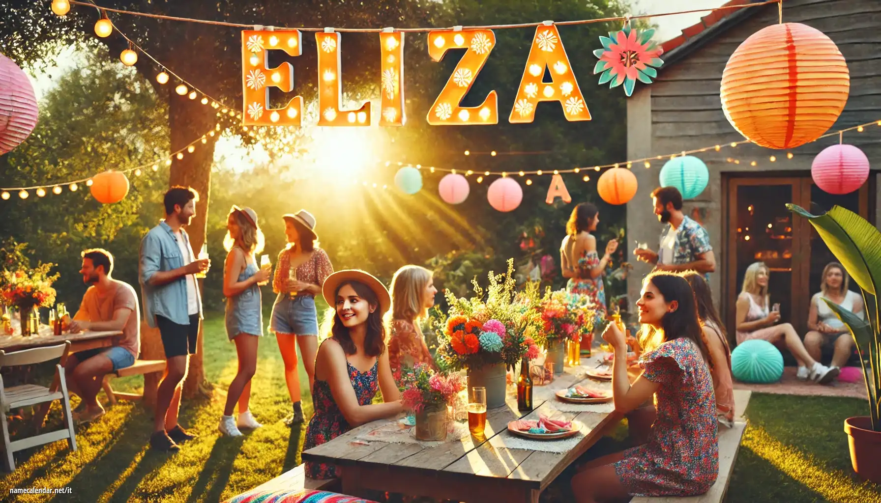 Celebrazione dell'onomastico e del nome - Eliza