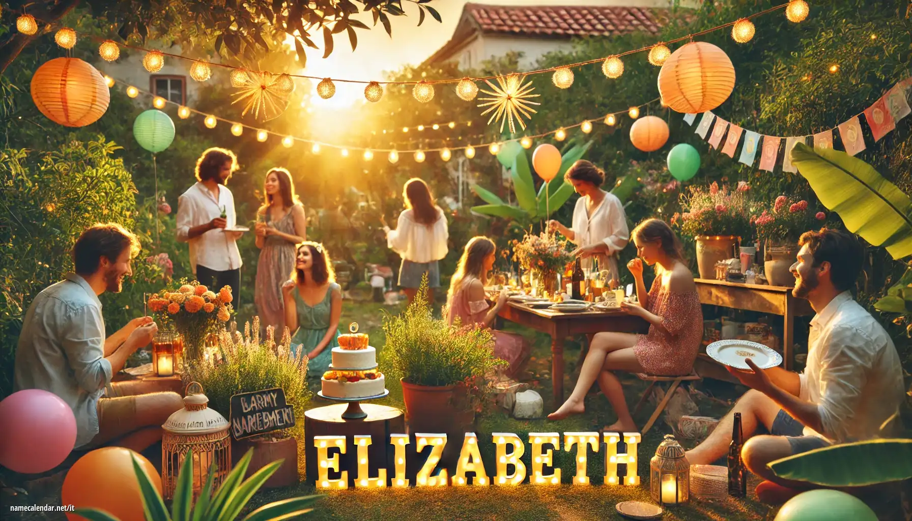 Celebrazione dell'onomastico e del nome - Elizabeth