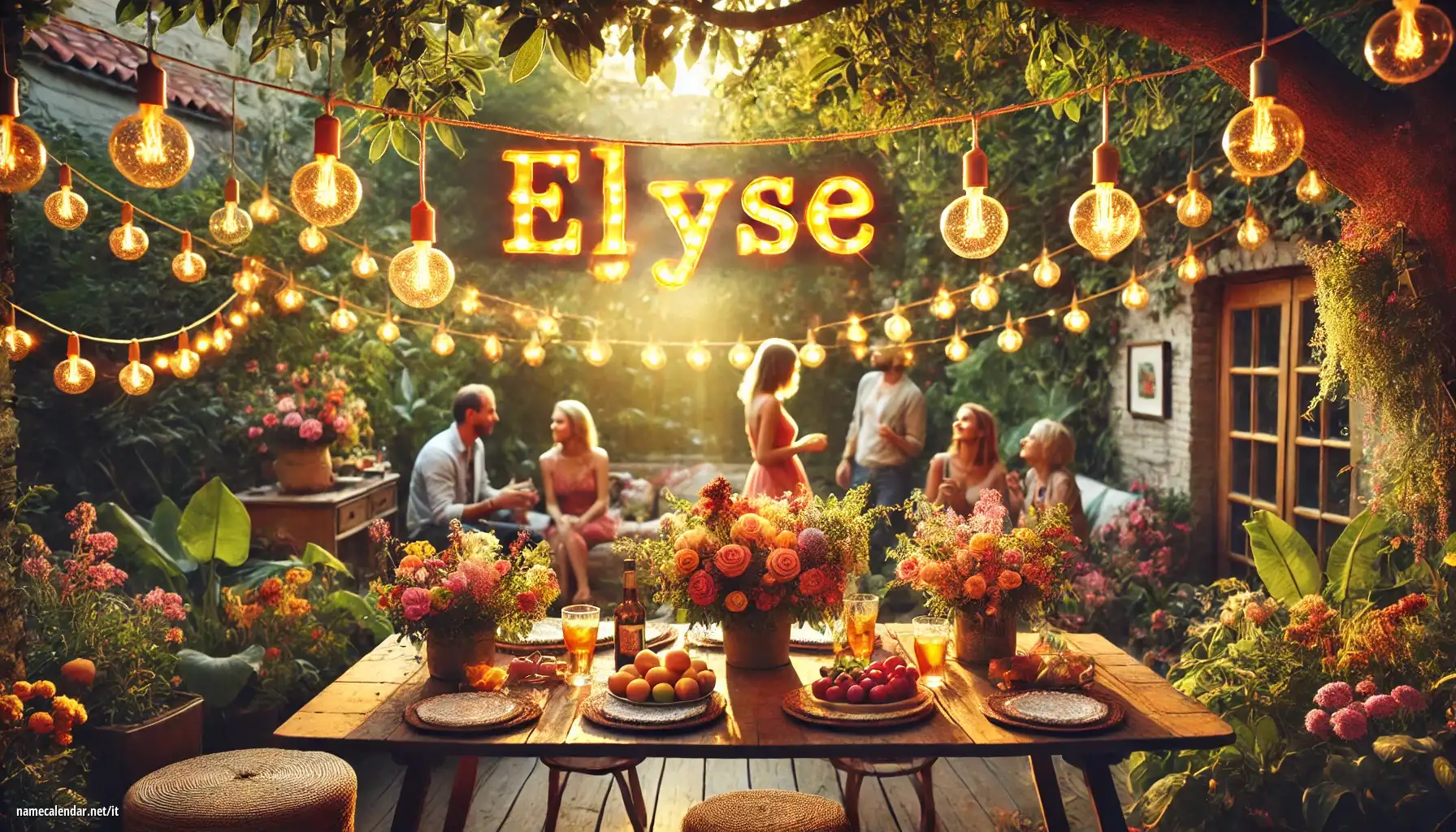 Celebrazione dell'onomastico e del nome - Elyse