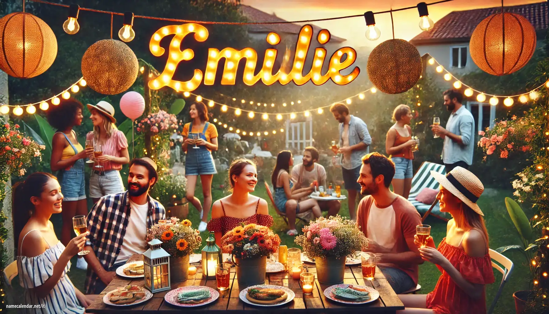 Celebrazione dell'onomastico e del nome - Emílie