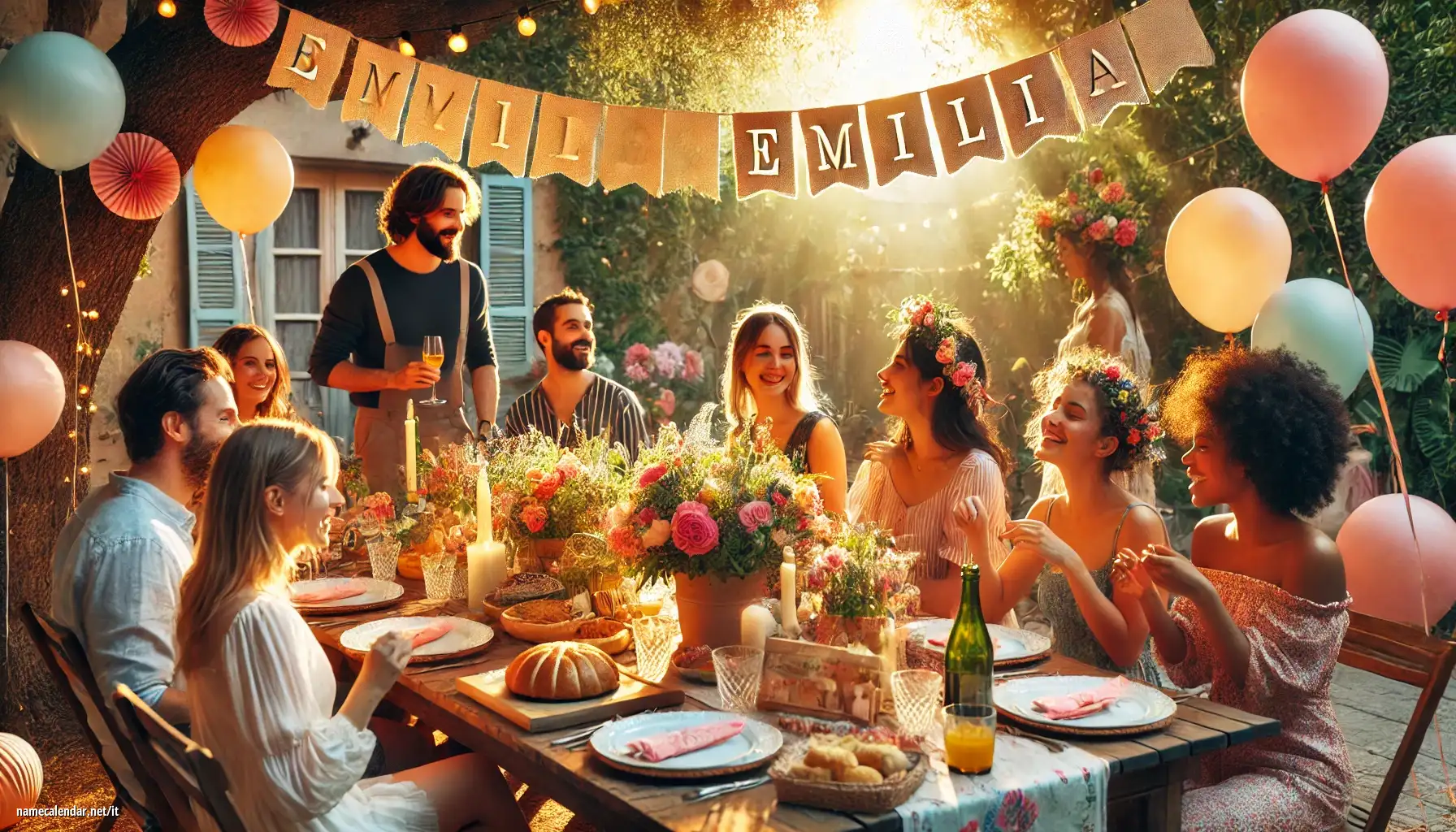 Celebrazione dell'onomastico e del nome - Emilia