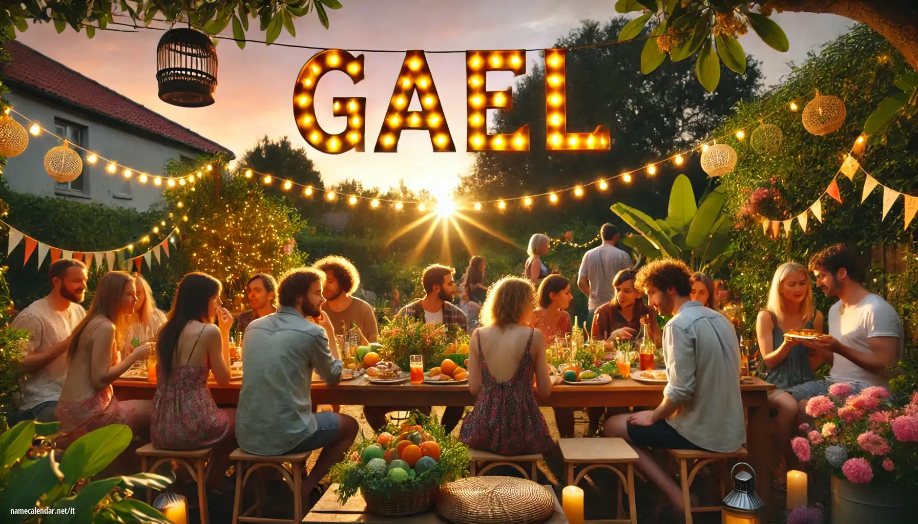 Celebrazione dell'onomastico e del nome - Gael