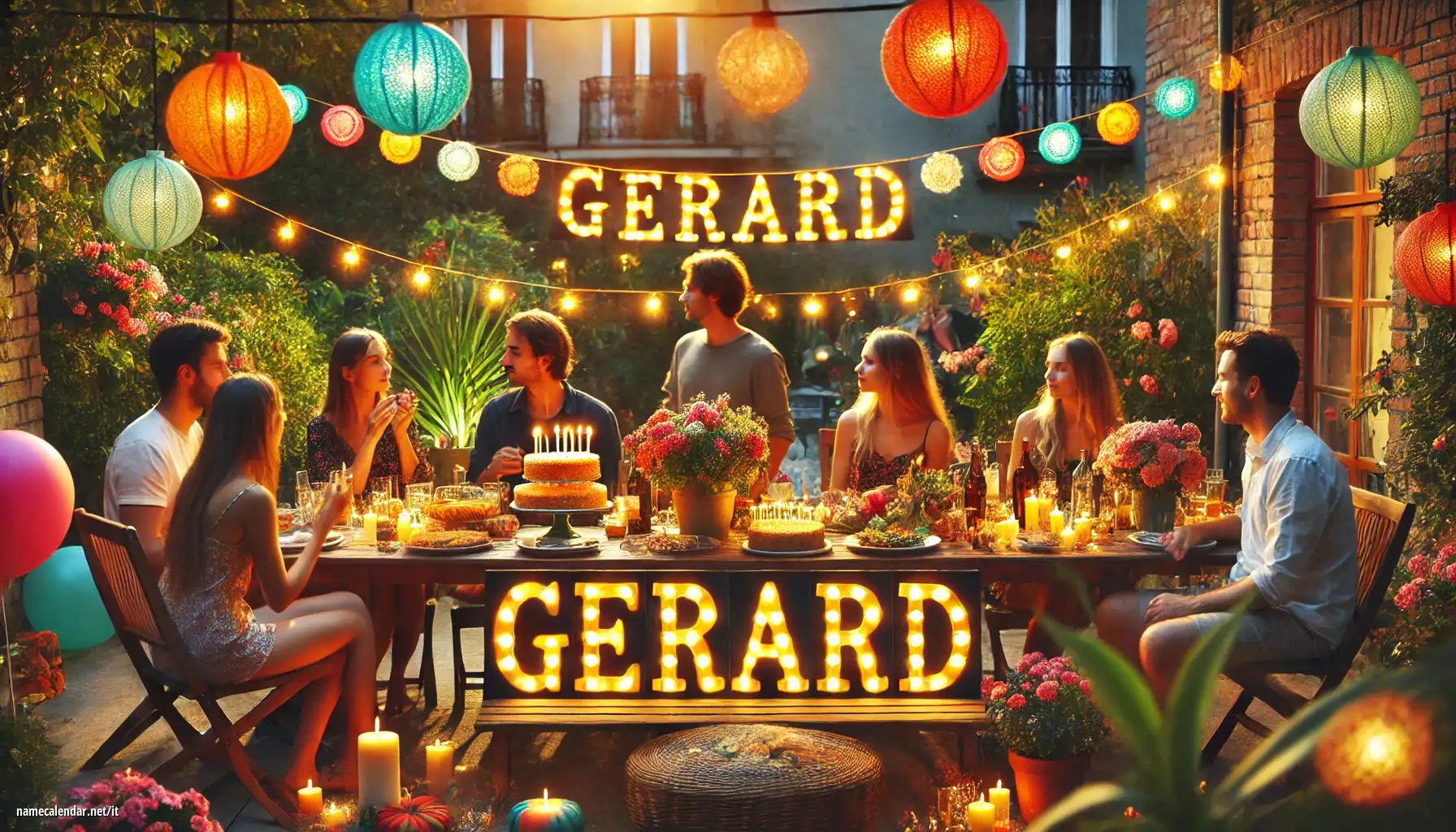 Celebrazione dell'onomastico e del nome - Gerard