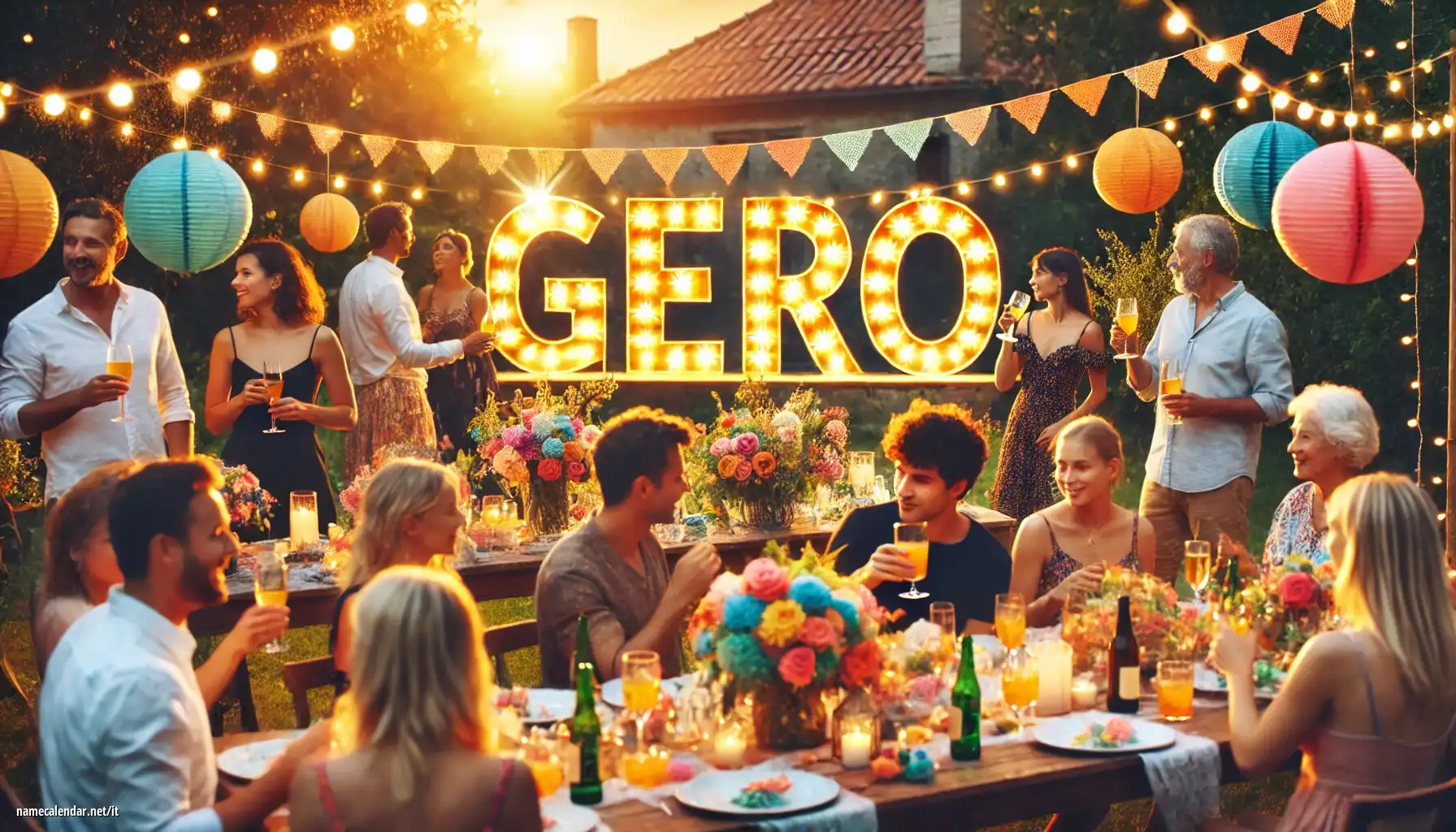 Celebrazione dell'onomastico e del nome - Gero