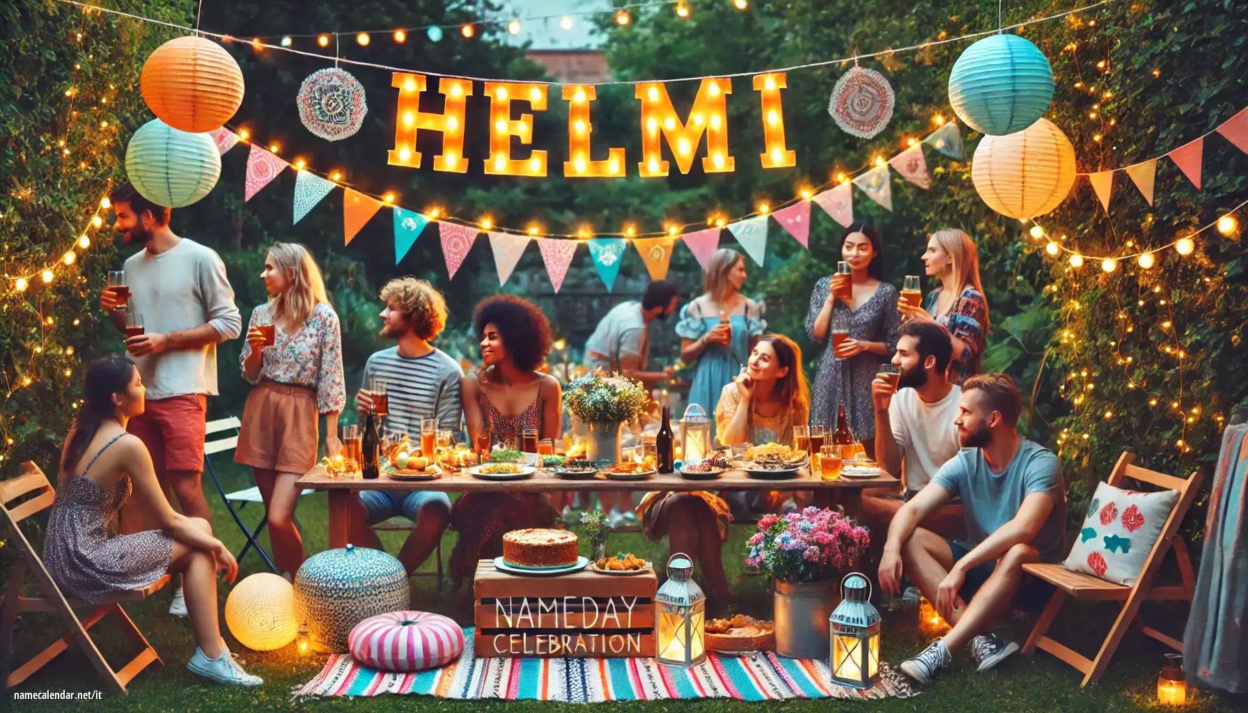 Celebrazione dell'onomastico e del nome - Helmi