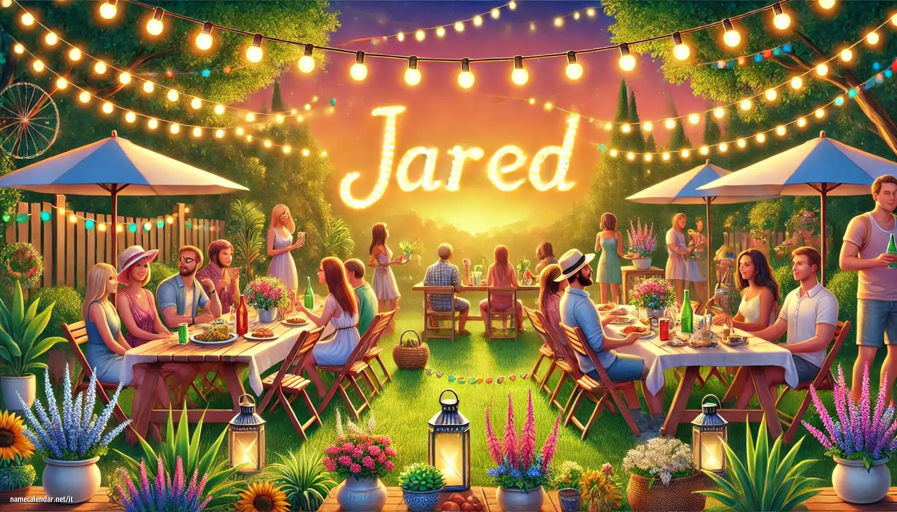 Celebrazione dell'onomastico e del nome - Jared