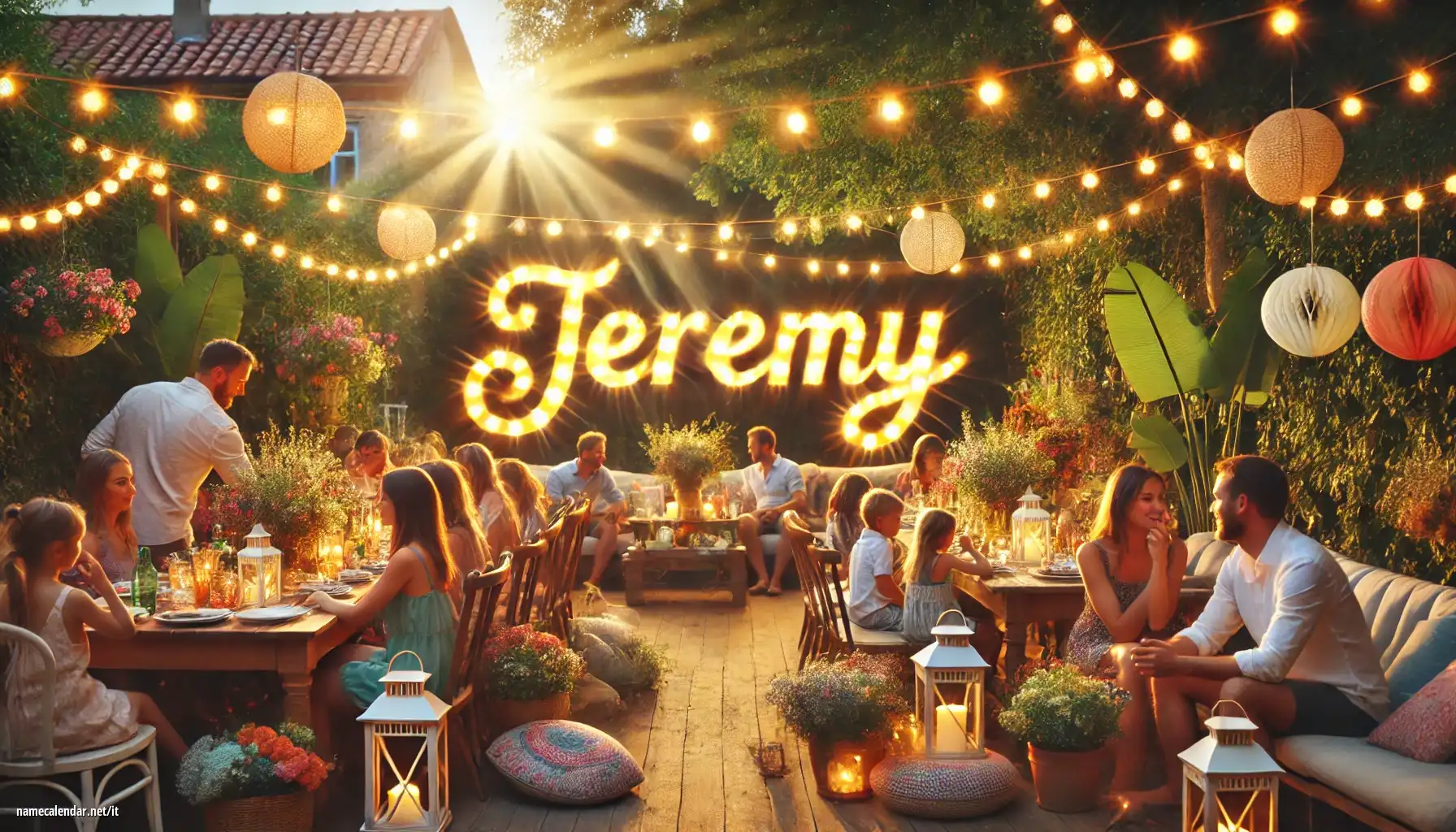 Celebrazione dell'onomastico e del nome - Jeremy